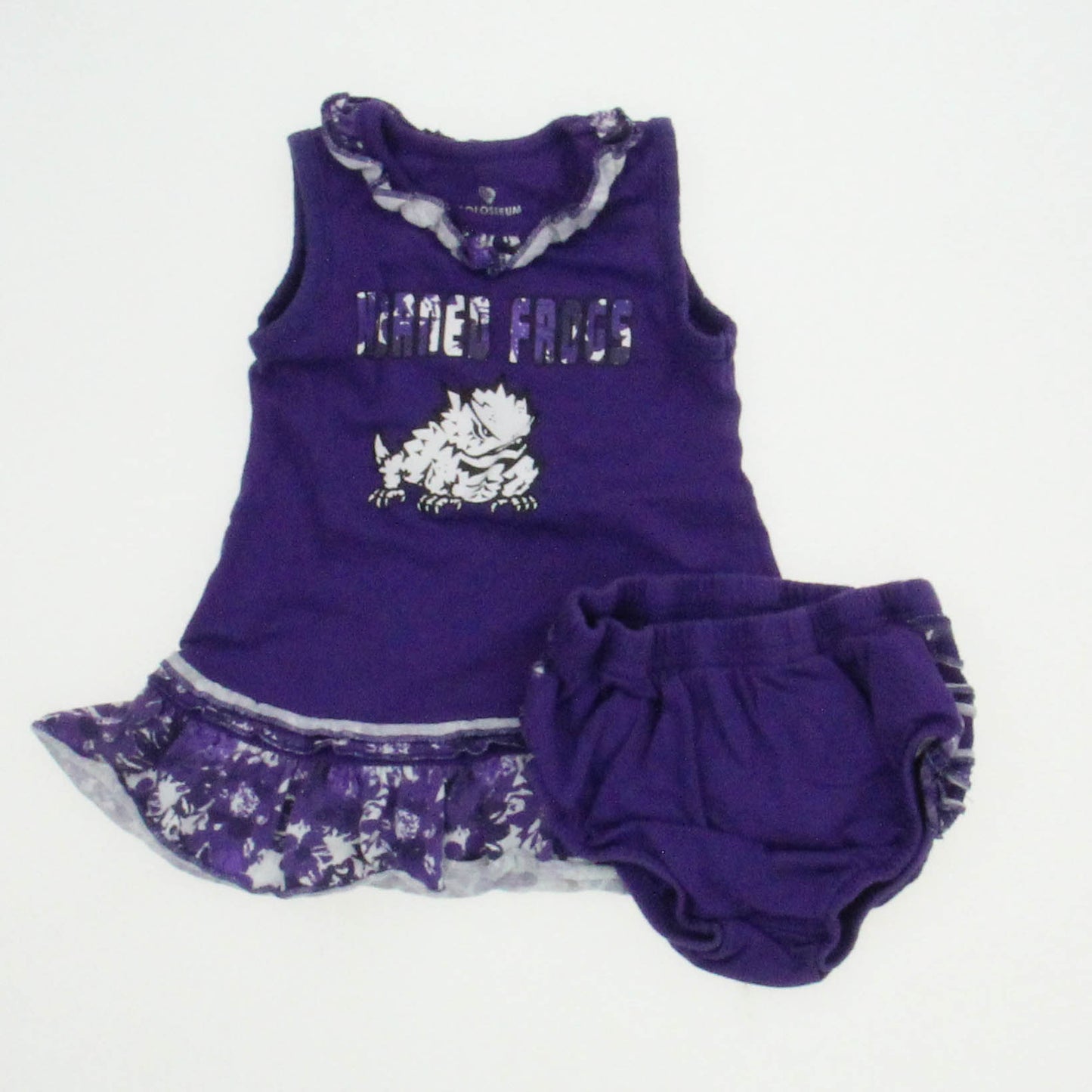 Colosseum Girls Purple | White Dress Size: 3-6 Months Purple | White