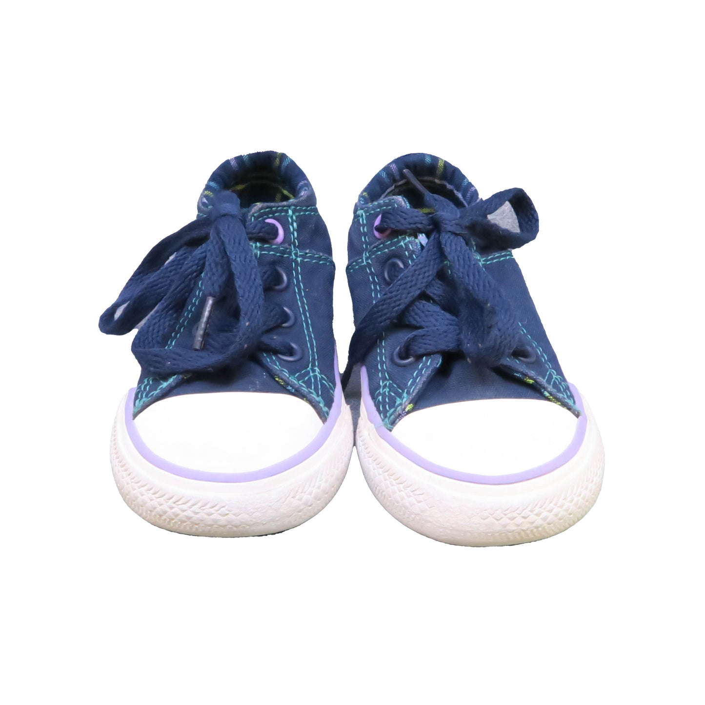 Converse Girls Navy | Purple Sneakers Size: 6 Toddler Navy | Purple