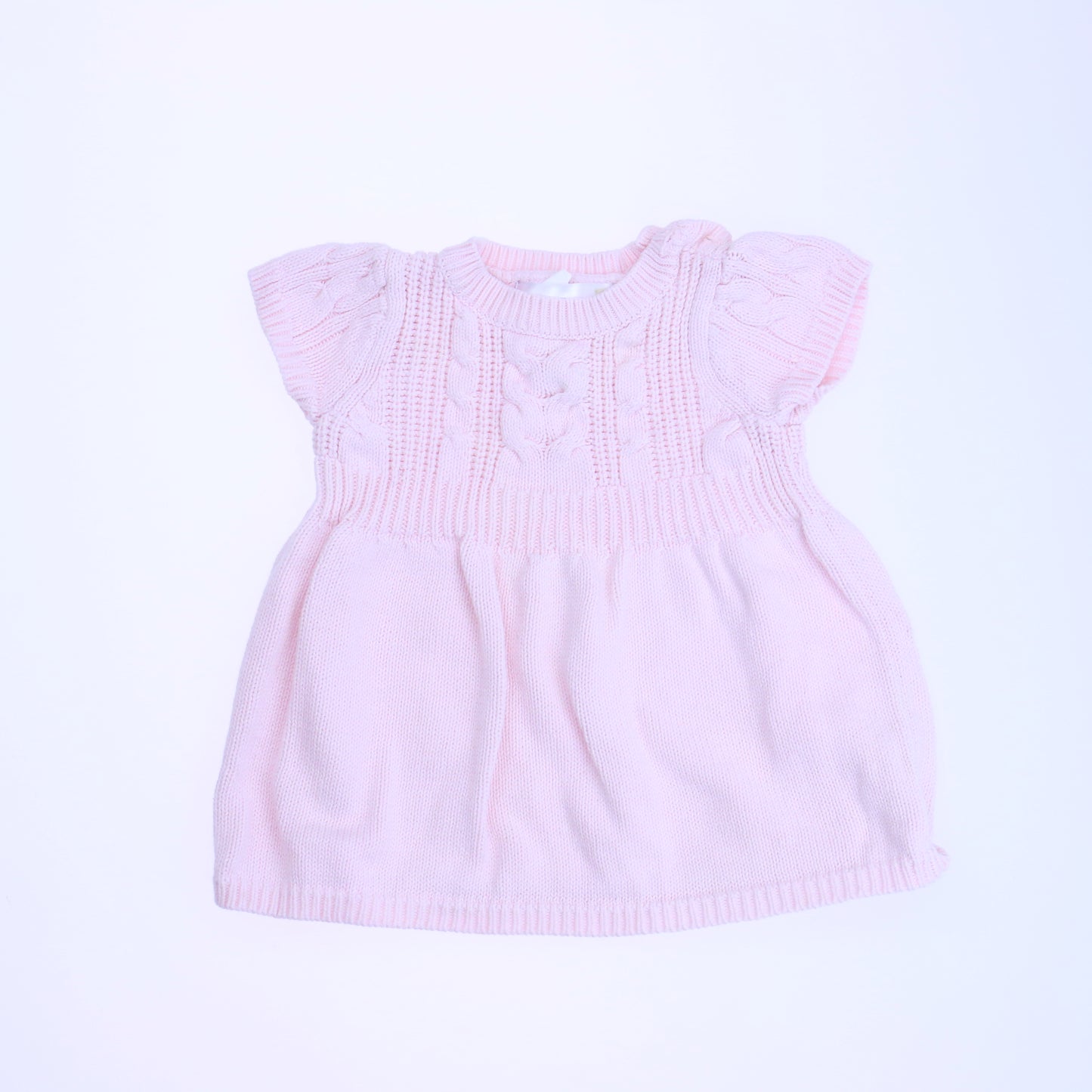 Cuddle Bear Girls Pink Sweater Dress Size: 0-3 Months Pink