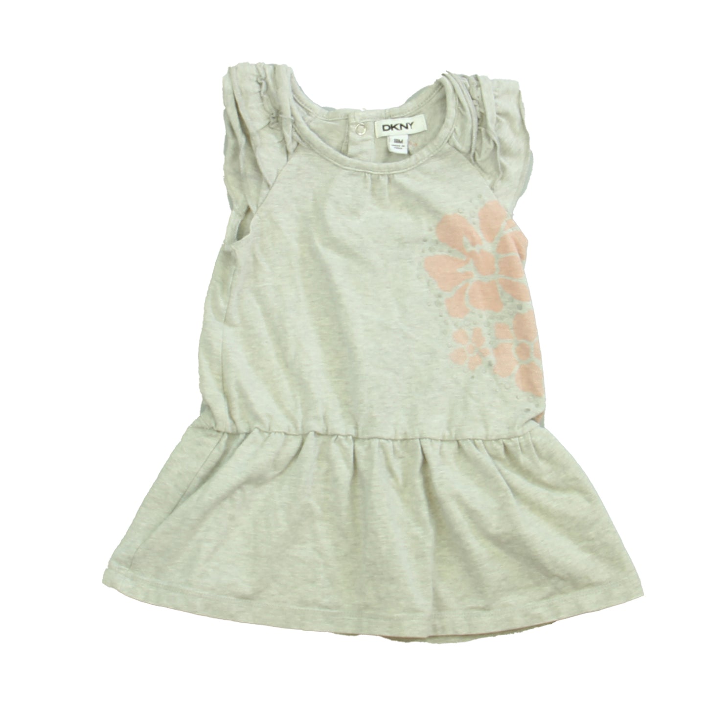 DKNY Girls Grey Dress Size: 18 Months Grey