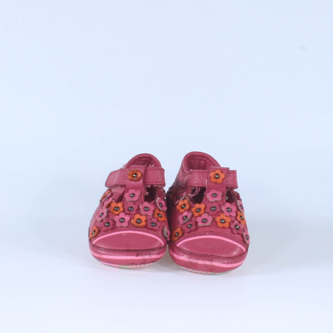 Diesel Girls Dark Pink | Orange | Floral Booties Size: 2.5 (Infant) Dark Pink | Orange | Floral
