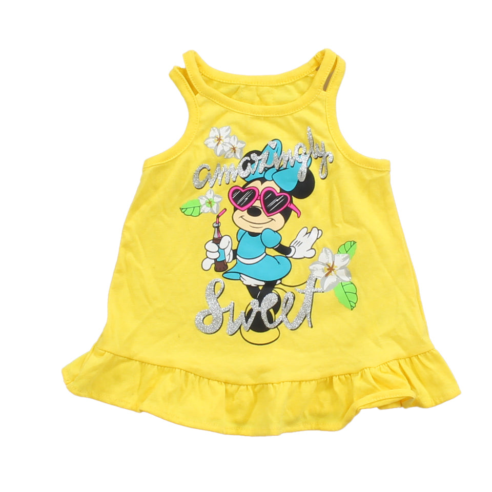 Disney Girls Yellow | Minnie Dress Size: 12 Months Yellow | Minnie
