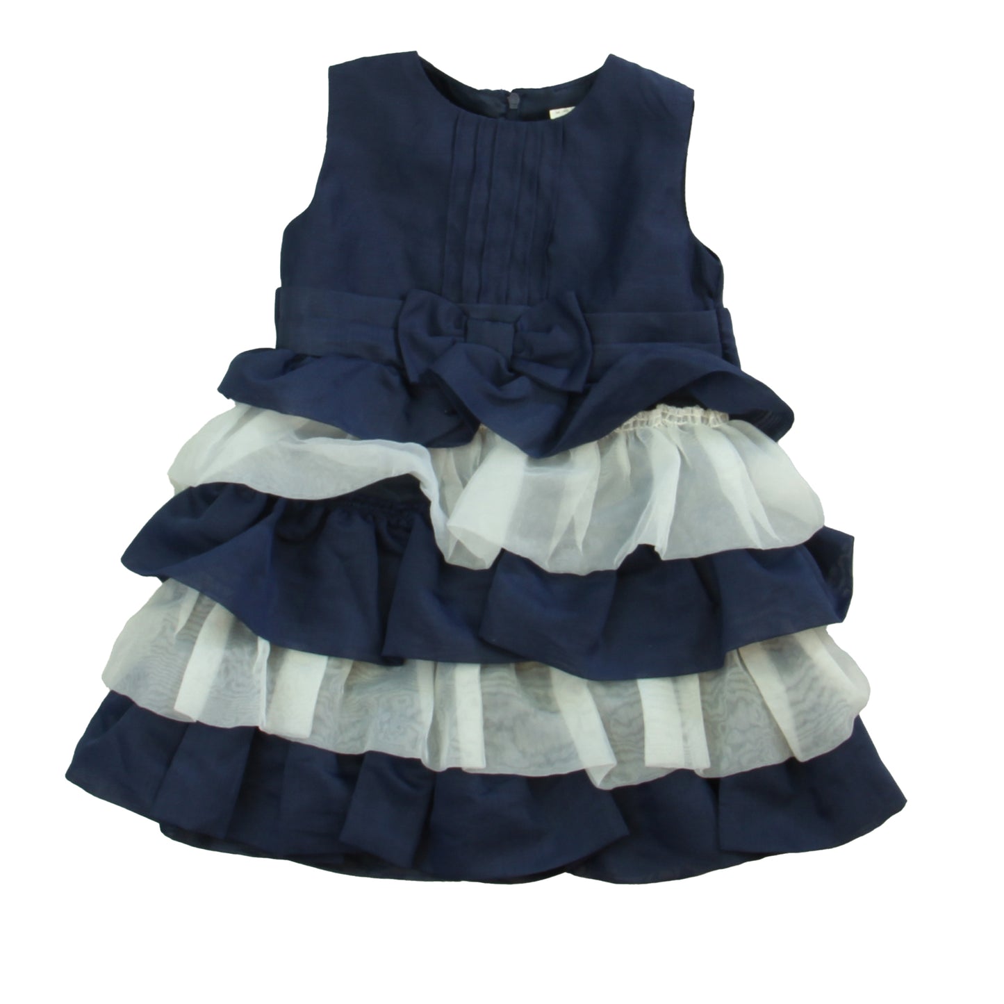 Dorissa Girls Blue | White Special Occasion Dress Size: 18 Months Blue | White