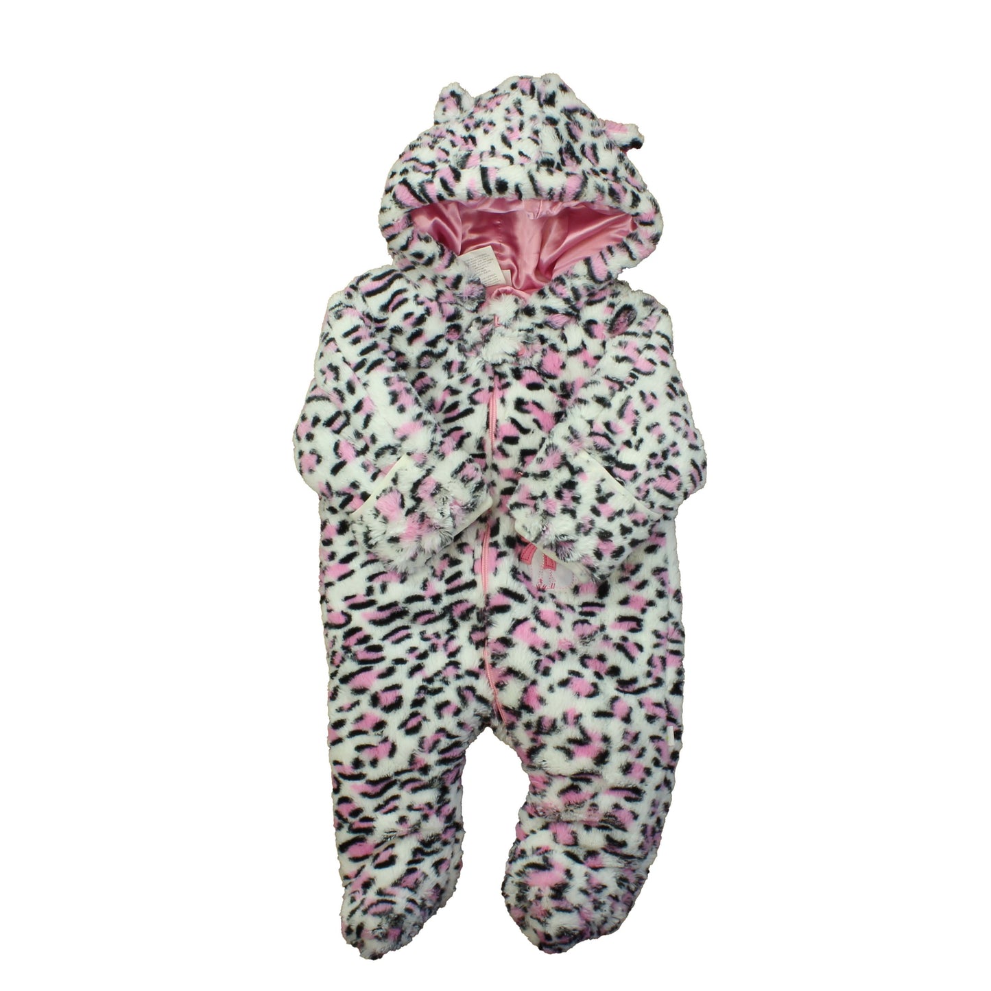 Duck Duck Goose Girls White | Black | Pink Bunting Size: 6-9 Months White | Black | Pink