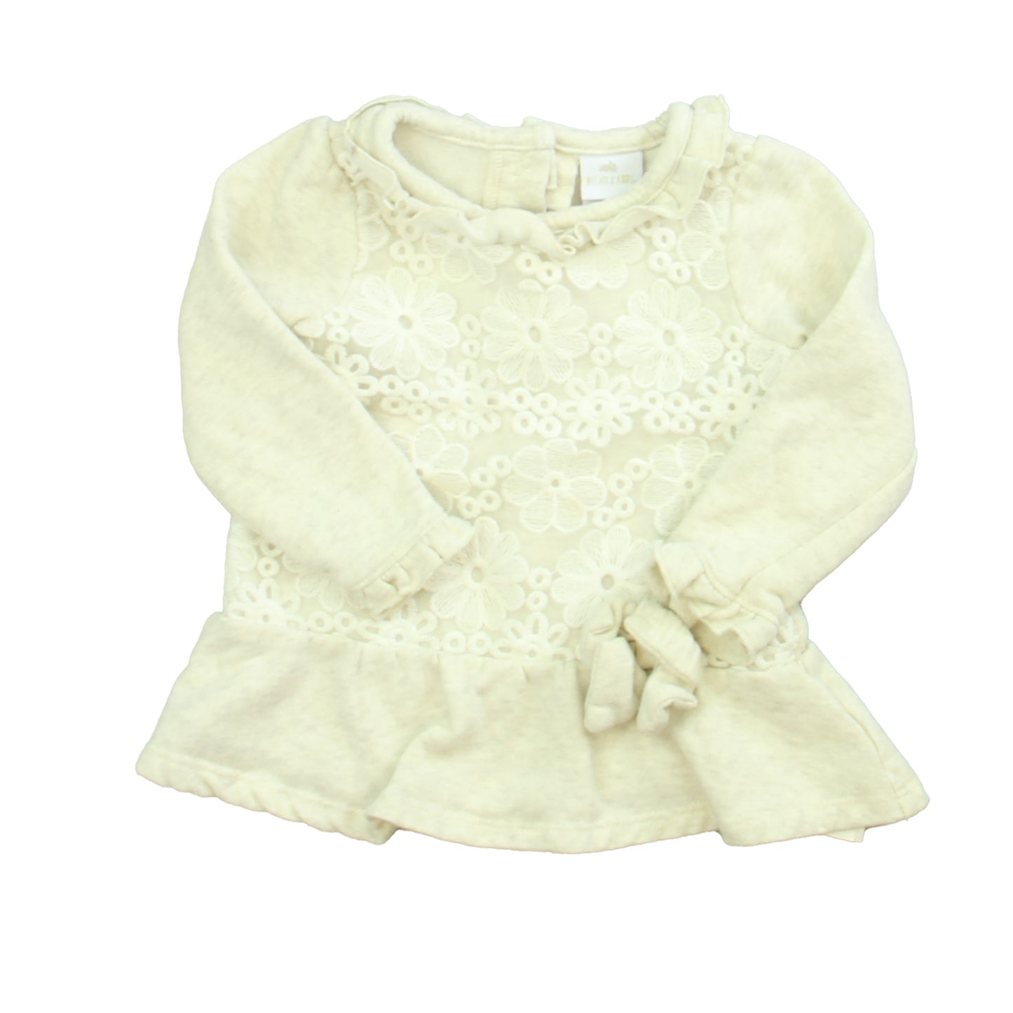 Dylan & Abby Girls Ivory Long Sleeve Shirt Size: 18 Months Ivory