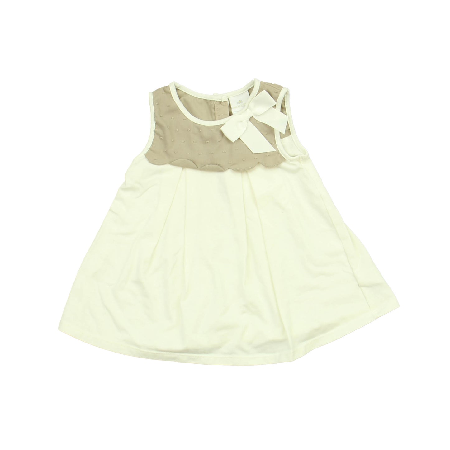 Dylan & Abby Girls White Dress Size: 18 Months White