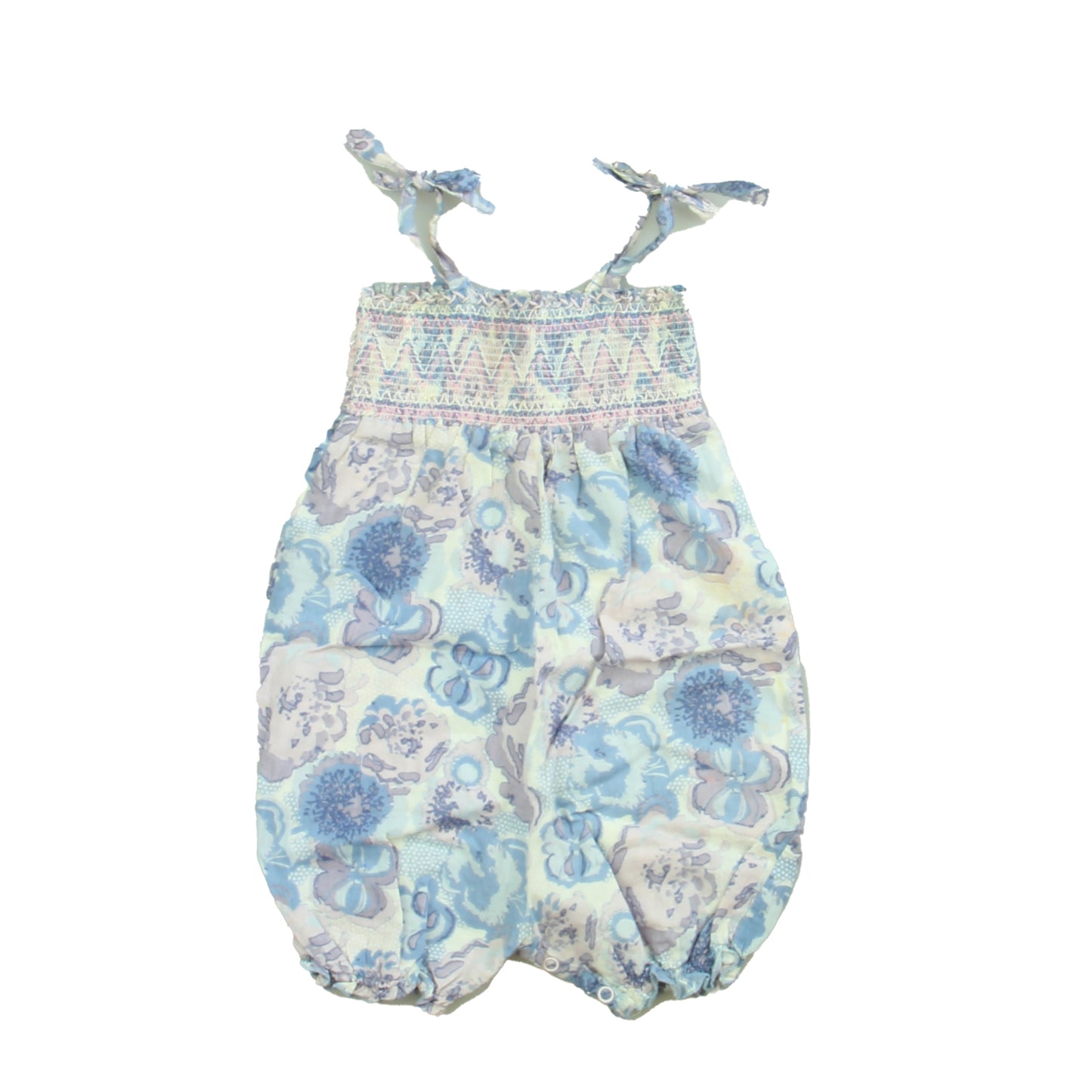 Egg Girls Blue | Lavender | Pink Romper Size: 12-18 Months Blue | Lavender | Pink