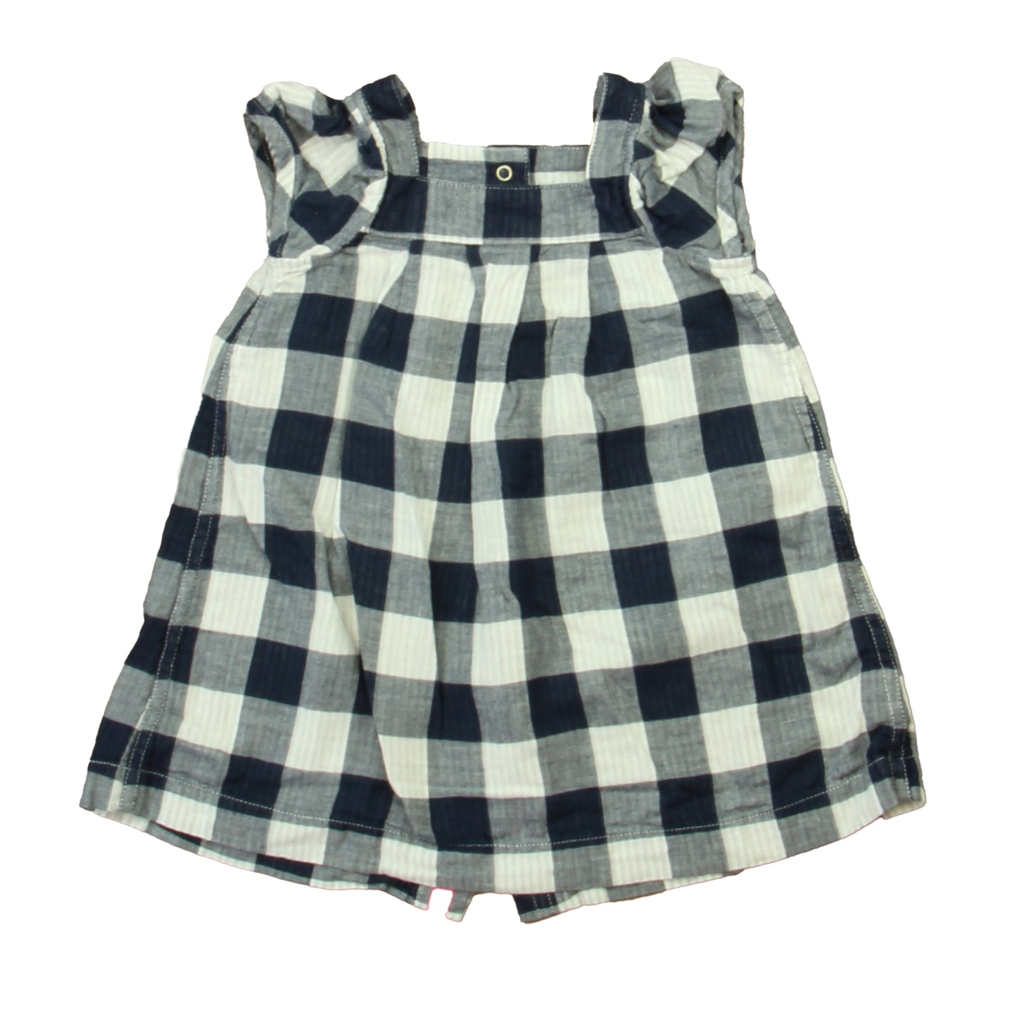 Egg Girls Blue | White Dress Size: 12 Months Blue | White