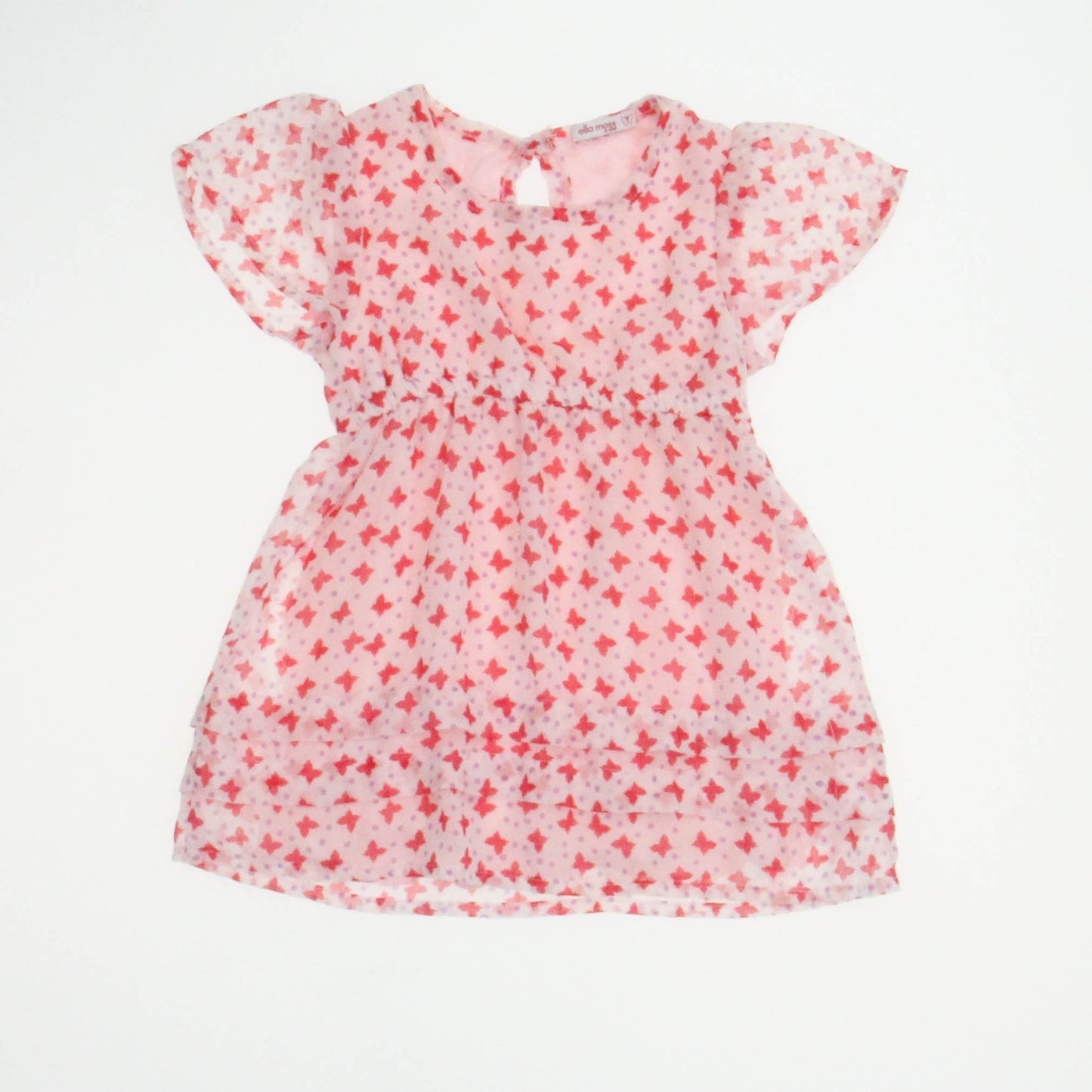 Ella Moss Girls Pink Dress Size: 3-6 Months Pink