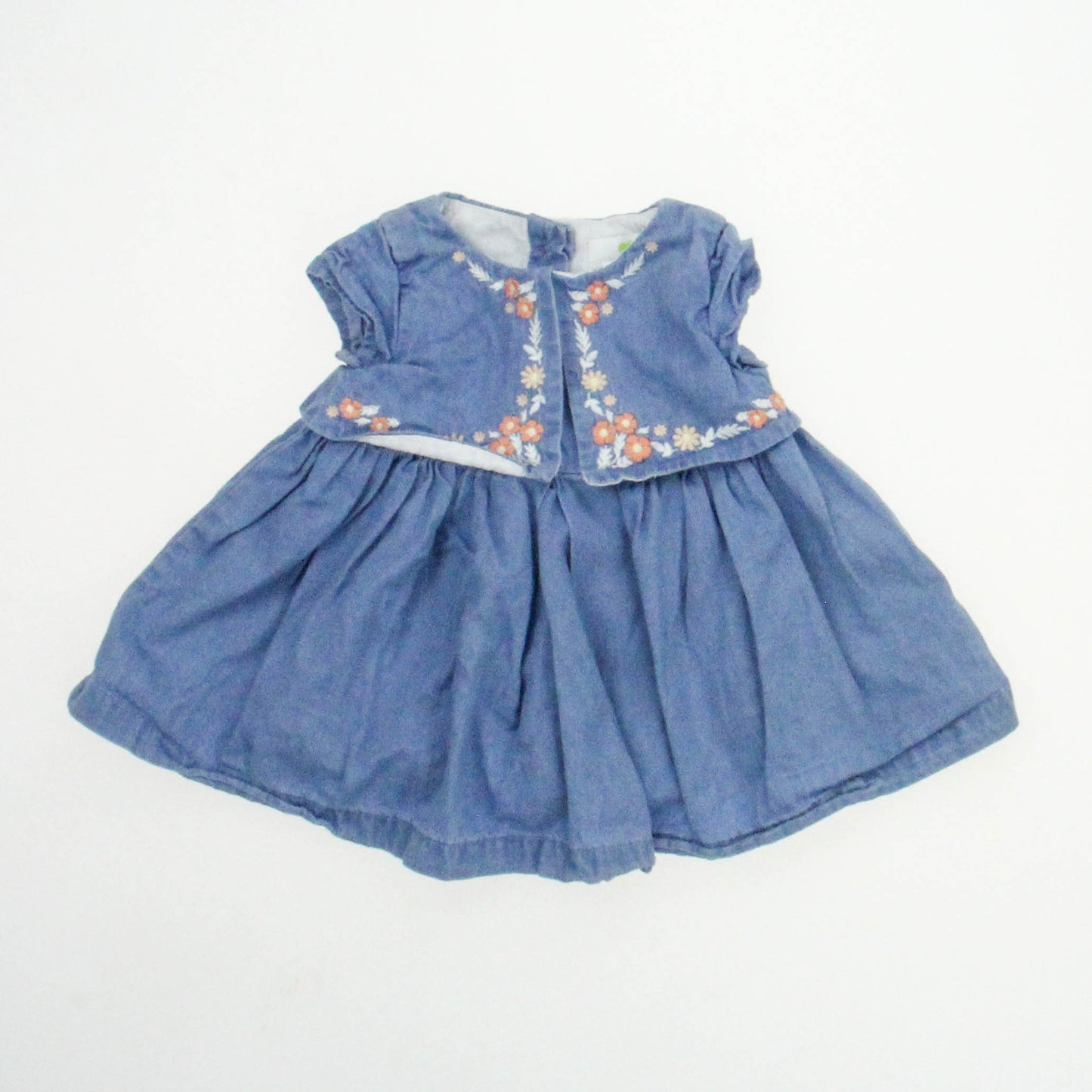 Emma's Garden Girls Blue Dress Size: 6 Months Blue