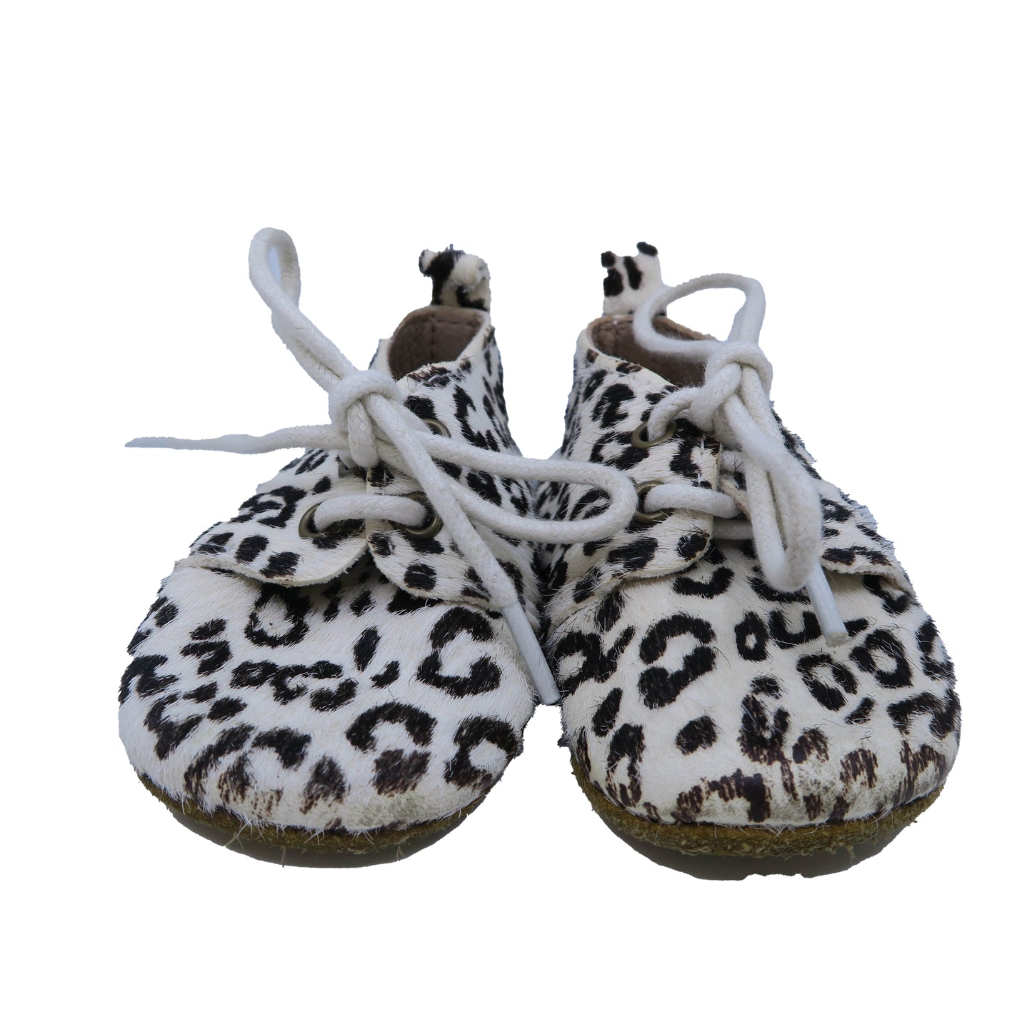 Fauve + Co Girls White | Black Booties Size: 0-6 Months White | Black