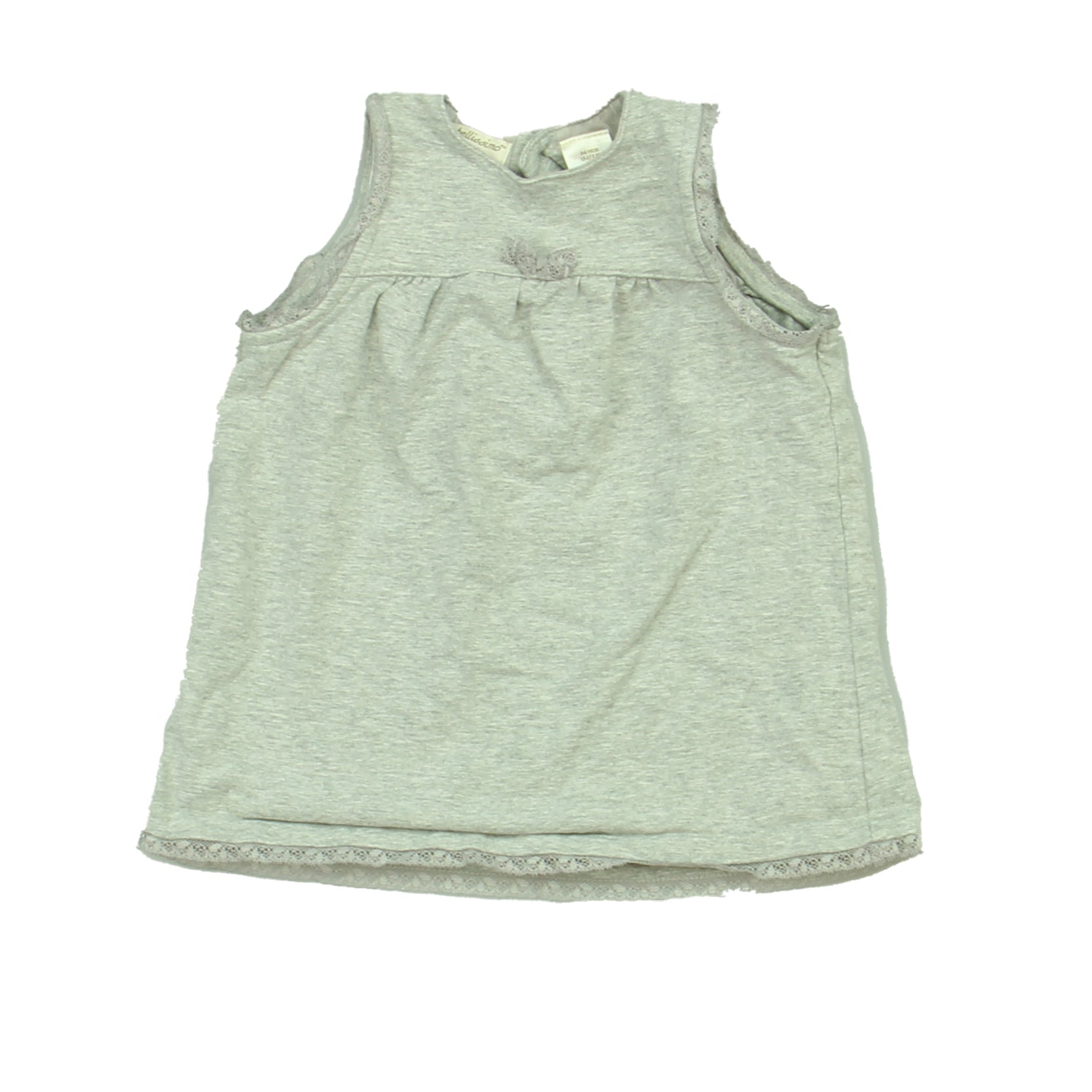 Wendy Bellissimo Girls Gray Dress Size: 3-6 Months Gray
