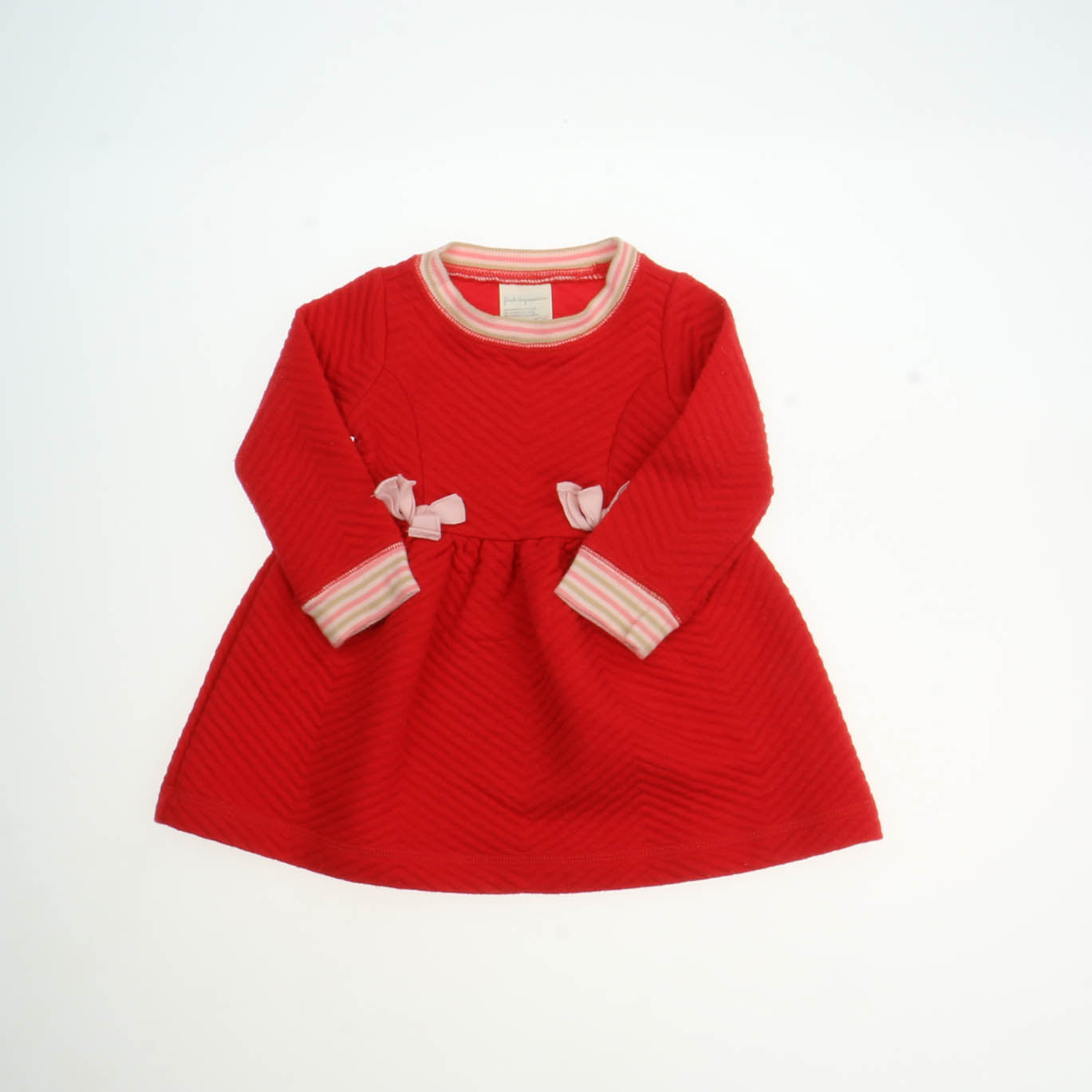 First Impressions Girls Red Dress Size: 6-9 Months Red