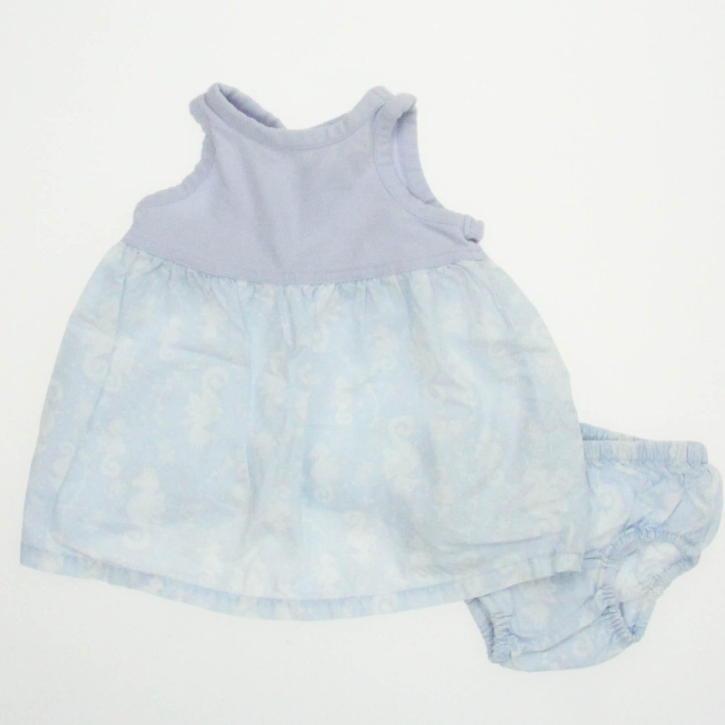 Gap Girls Blue | Seahorses Dress Size: 0-3 Months Blue | Seahorses