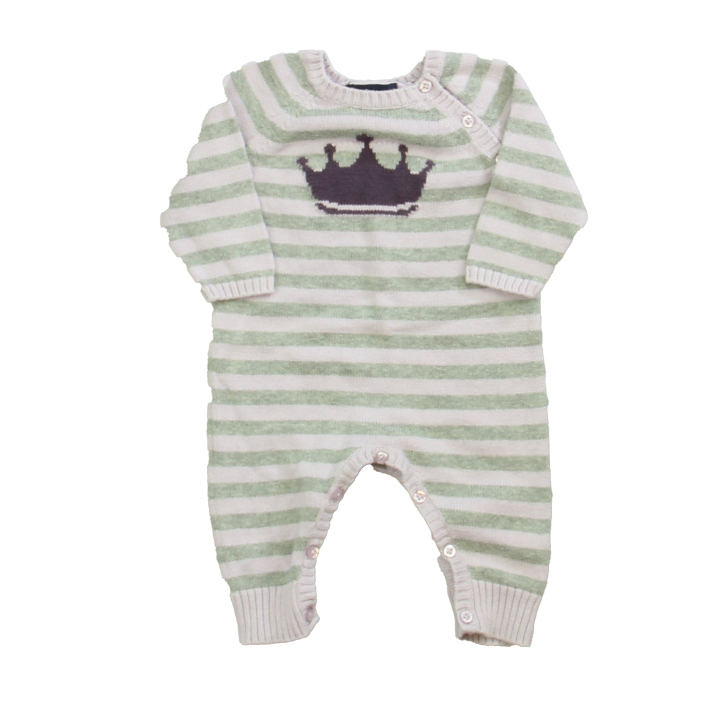 Gap Girls Purple | Gray Long Sleeve Outfit Size: 0-3 Months Purple | Gray