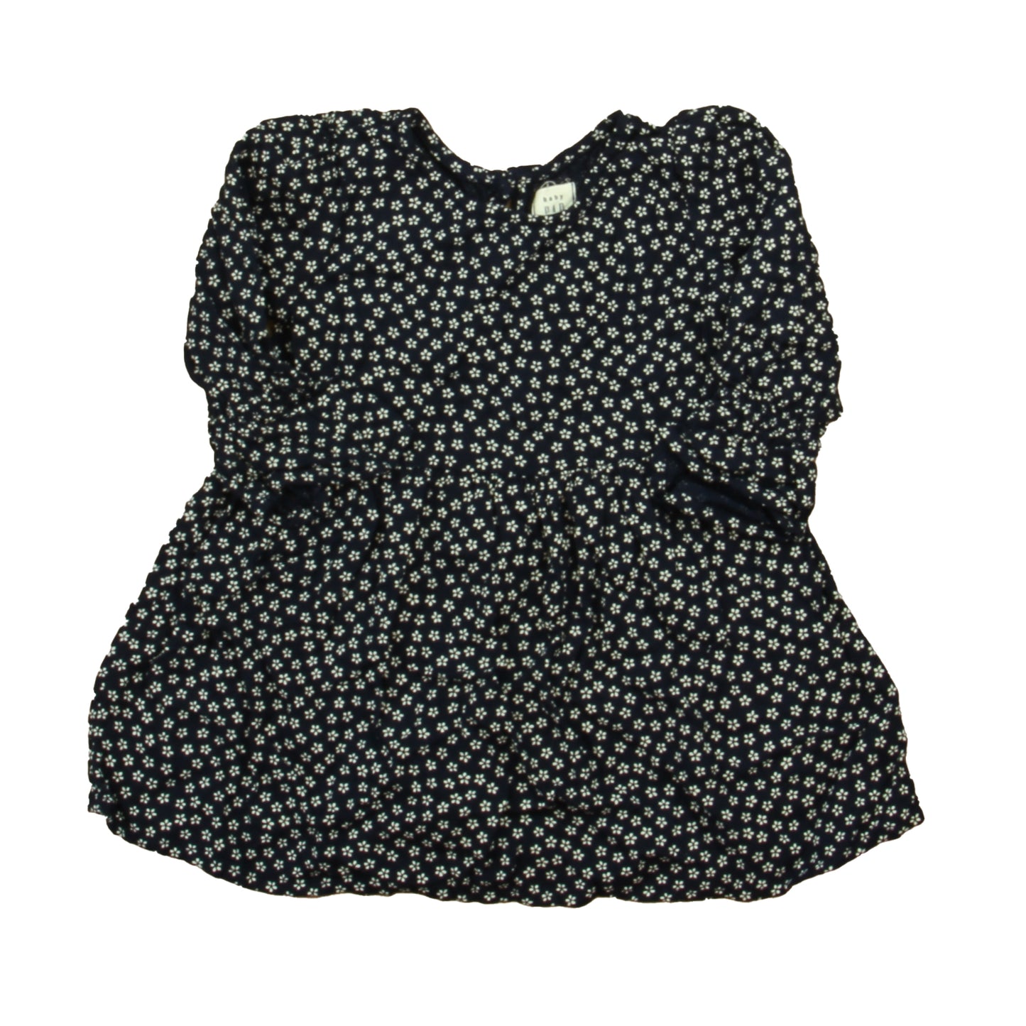 Gap Girls Navy | White Dress Size: 12-18 Months Navy | White