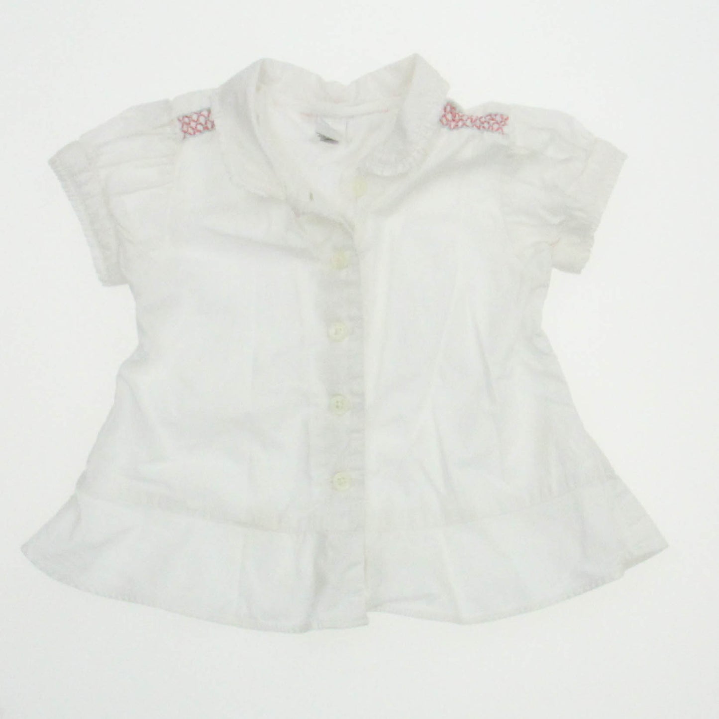 Gap Girls White Dress Size: 12-18 Months White