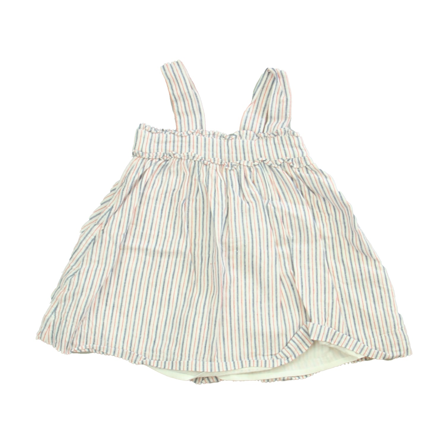 Gap Girls White | Red | Blue | Stripes Dress Size: 18-24 Months
