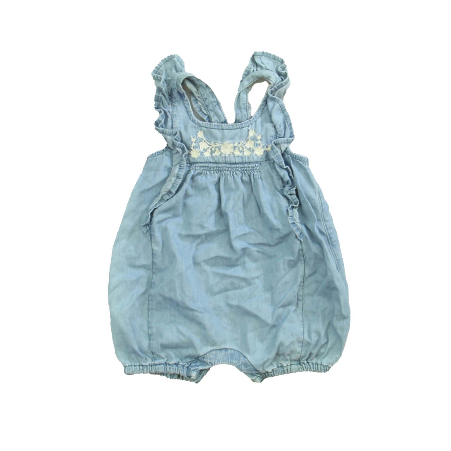 Gap Girls Blue Romper Size: 3-6 Months Blue