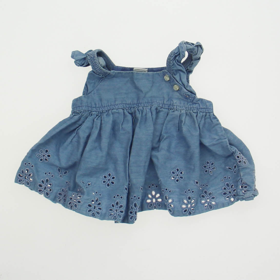 Gap Girls Blue Dress Size: 3-6 Months Blue