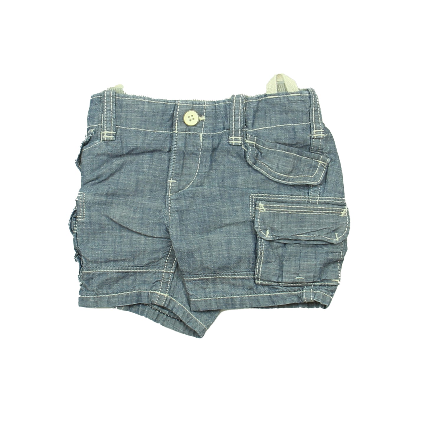Gap Unisex Blue Shorts Size: 6-12 Months Blue
