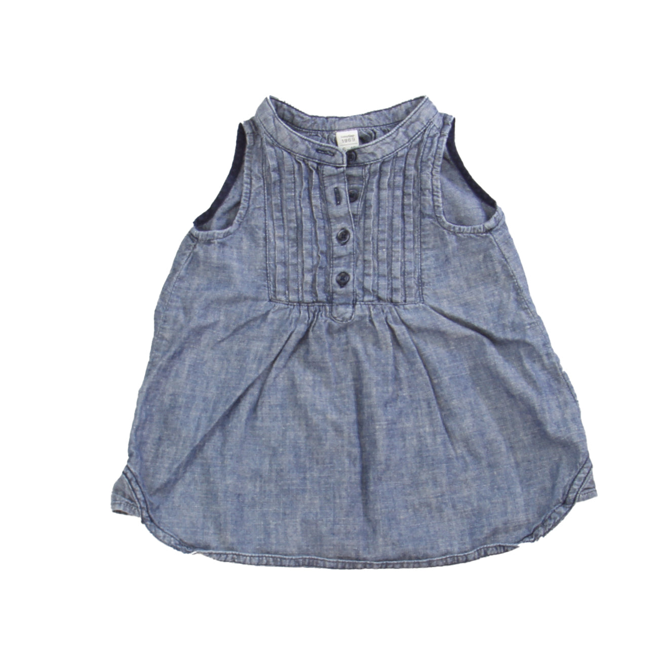 Gap Girls Blue Dress Size: 6-12 Months Blue