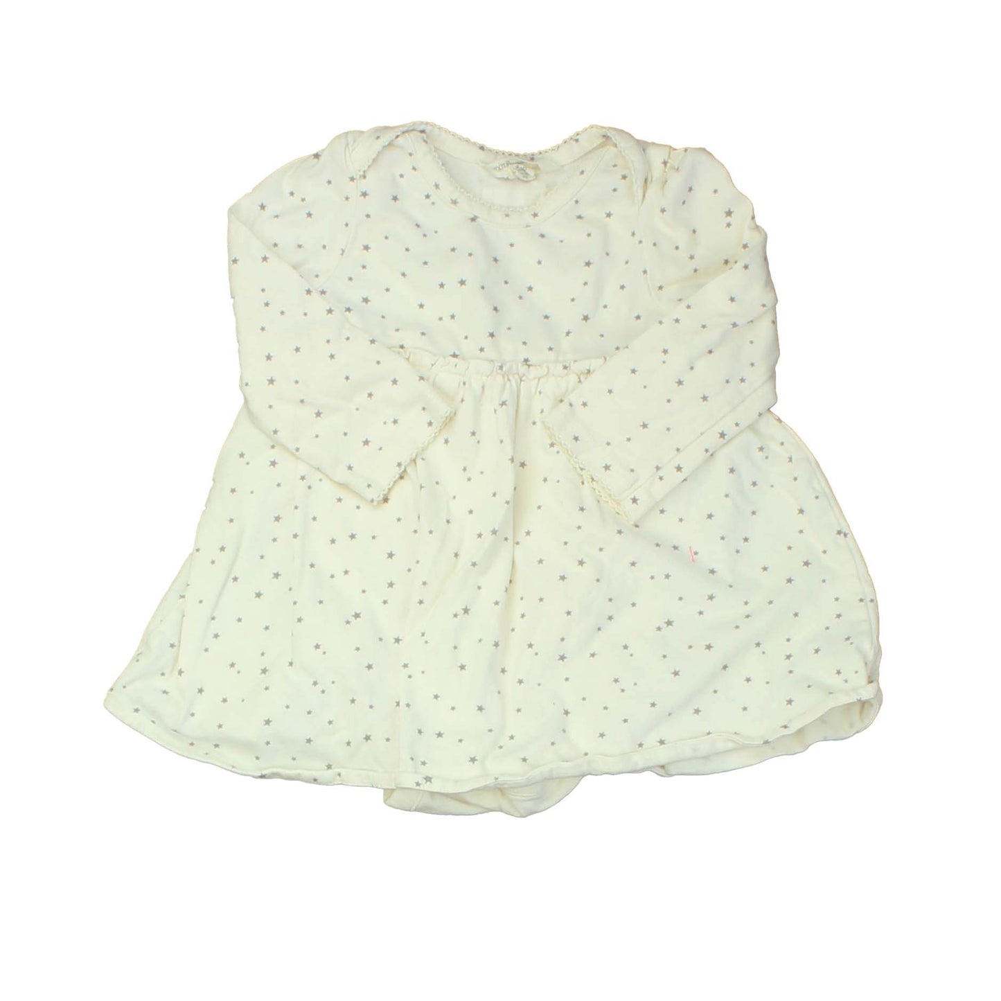 Gap Girls Ivory | Grey | Stars Dress Size: 6-12 Months Ivory | Grey | Stars