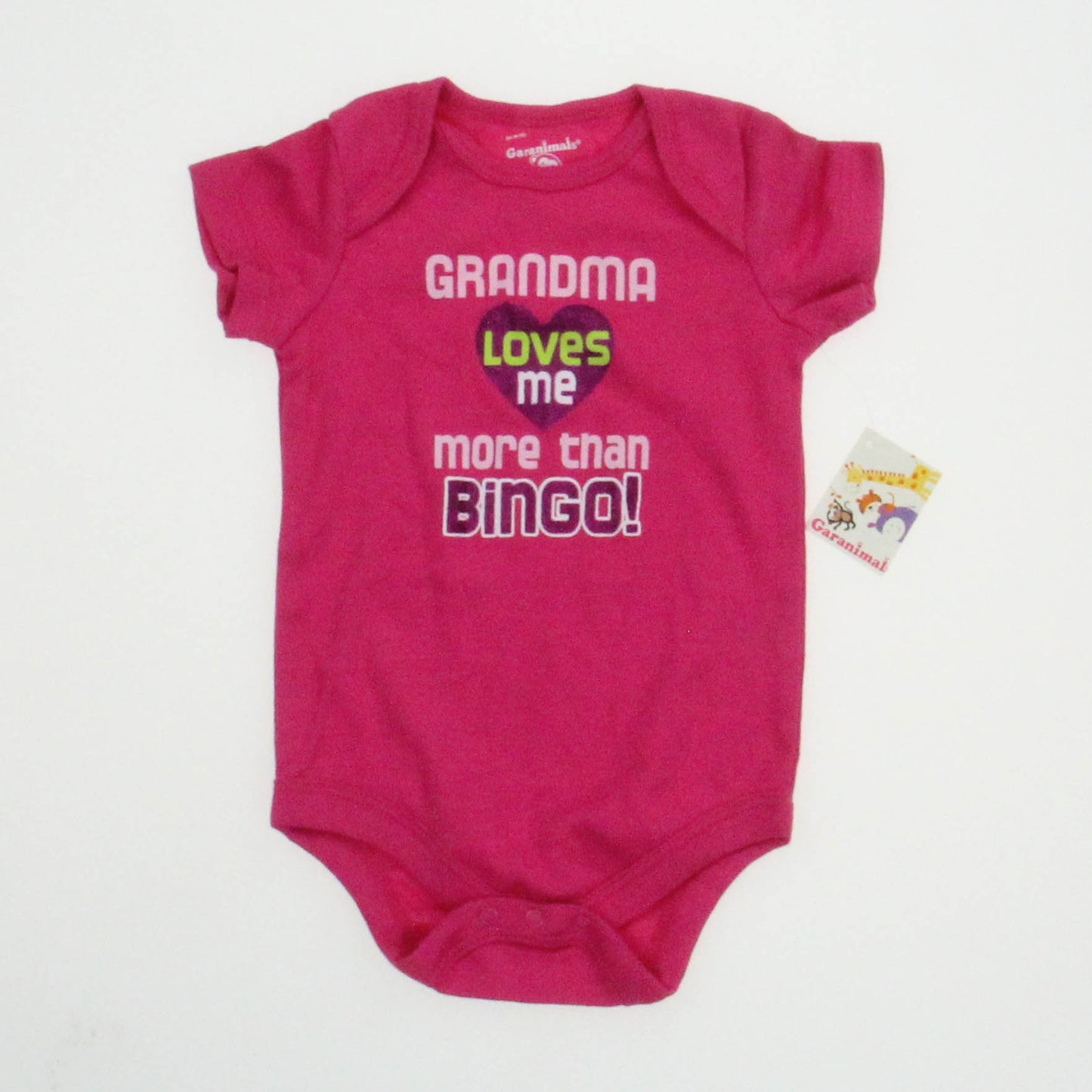 Garanimals Girls Pink Onesie Size: 6-9 Months Pink
