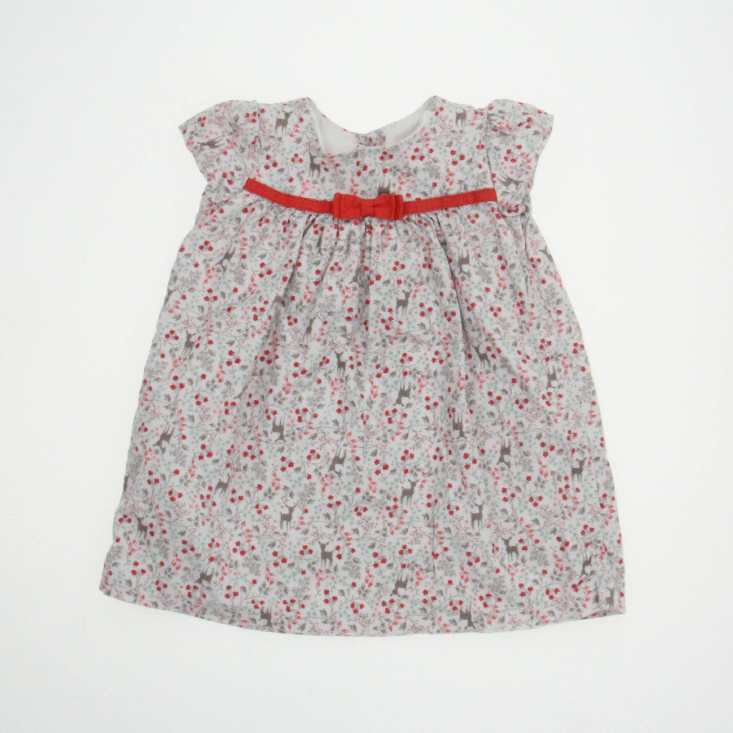 Gymboree Girls White Corduroy Dress Size: 12-18 Months White Corduroy