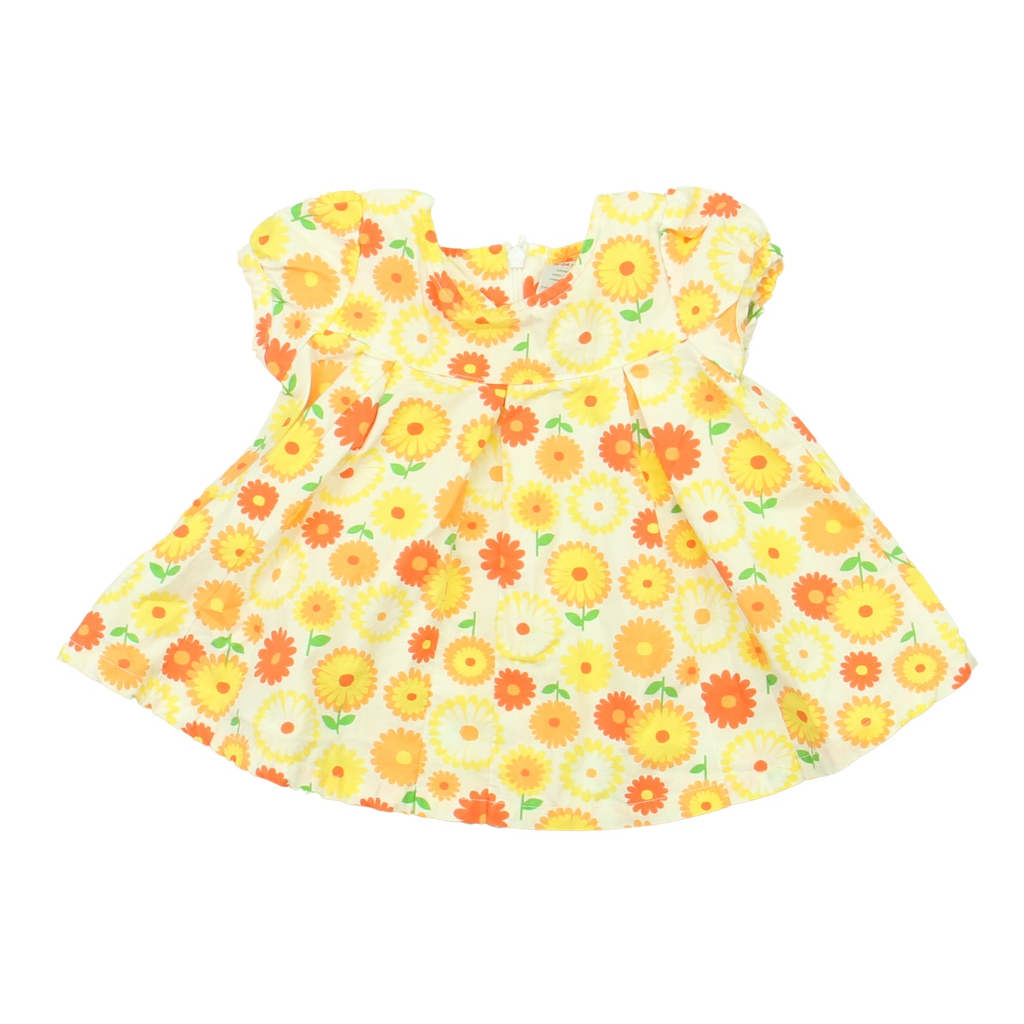 Gymboree Girls White | Yellow Floral Blouse Size: 18-24 Months
