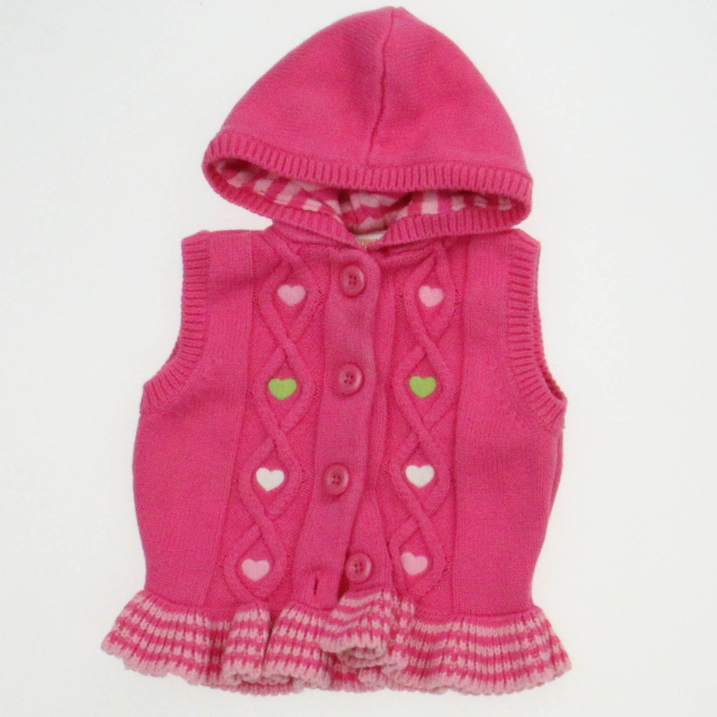 Gymboree Girls Pink Sweater Vest Size: 6-12 Months Pink