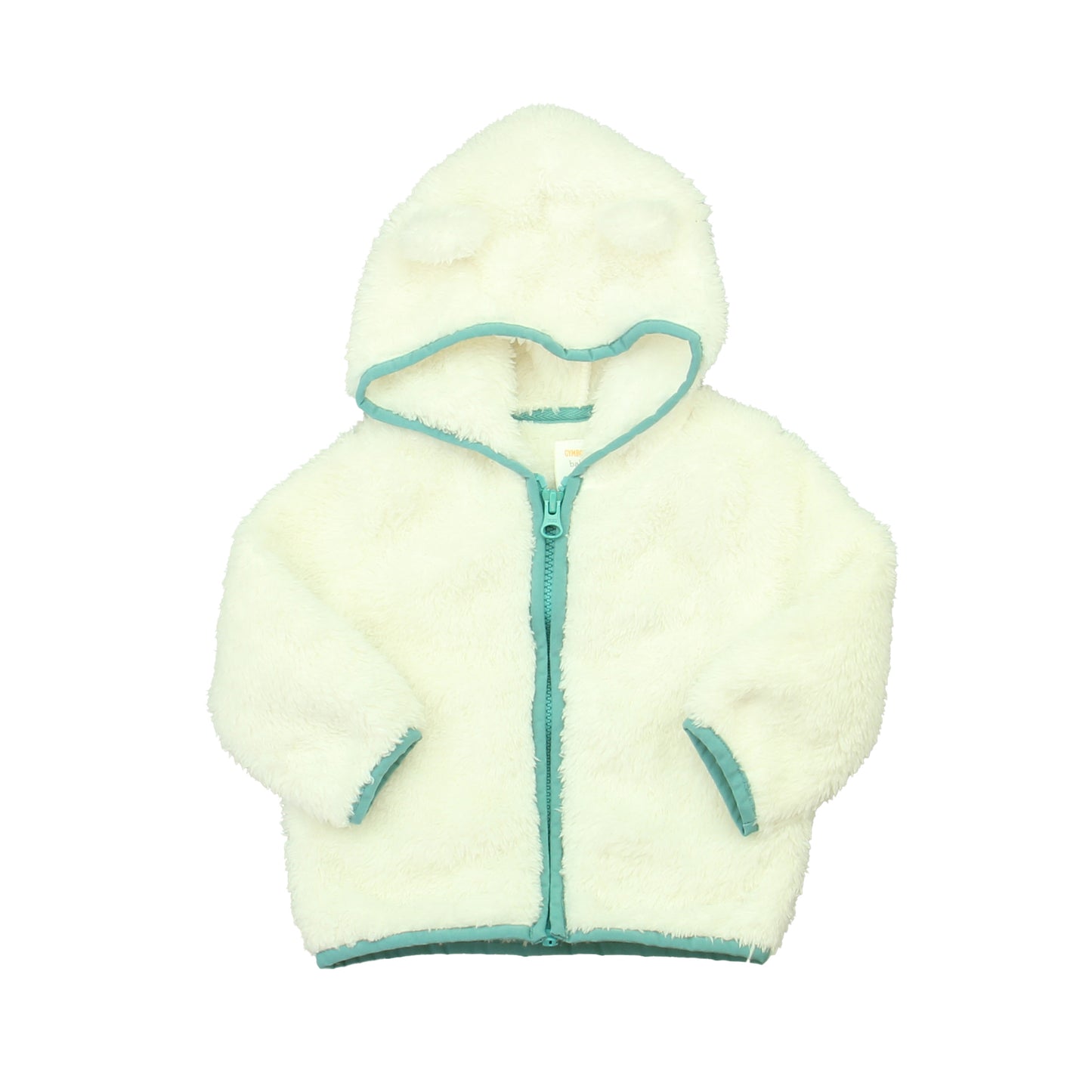 Gymboree Girls White | Teal Sweatshirt Size: 6-12 Months White | Teal
