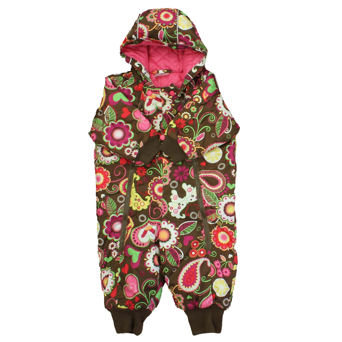 Hanna Anderson Girls Brown | Pink | Multi Bunting Size: 18 - 24 Months