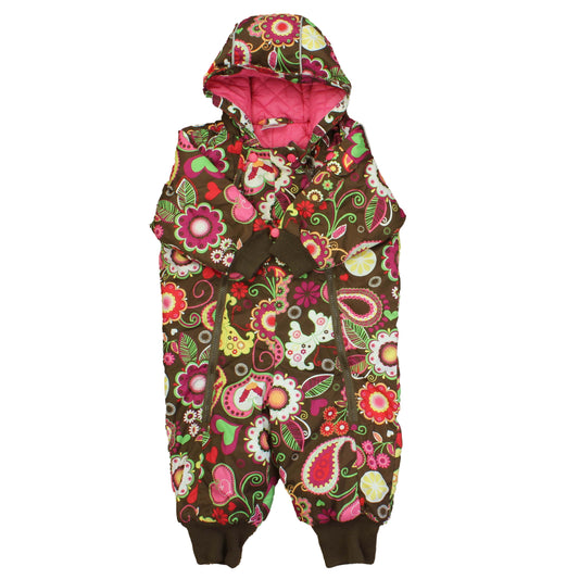 Hanna Anderson Girls Brown | Pink | Multi Bunting Size: 18 - 24 Months