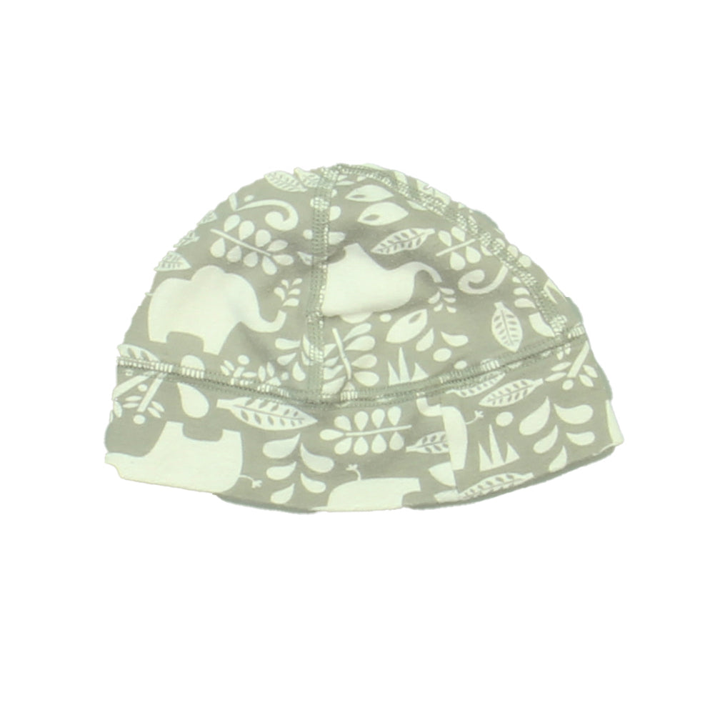 Hanna Andersson Unisex Gray | White Hat Size: 3-12 Months Gray | White