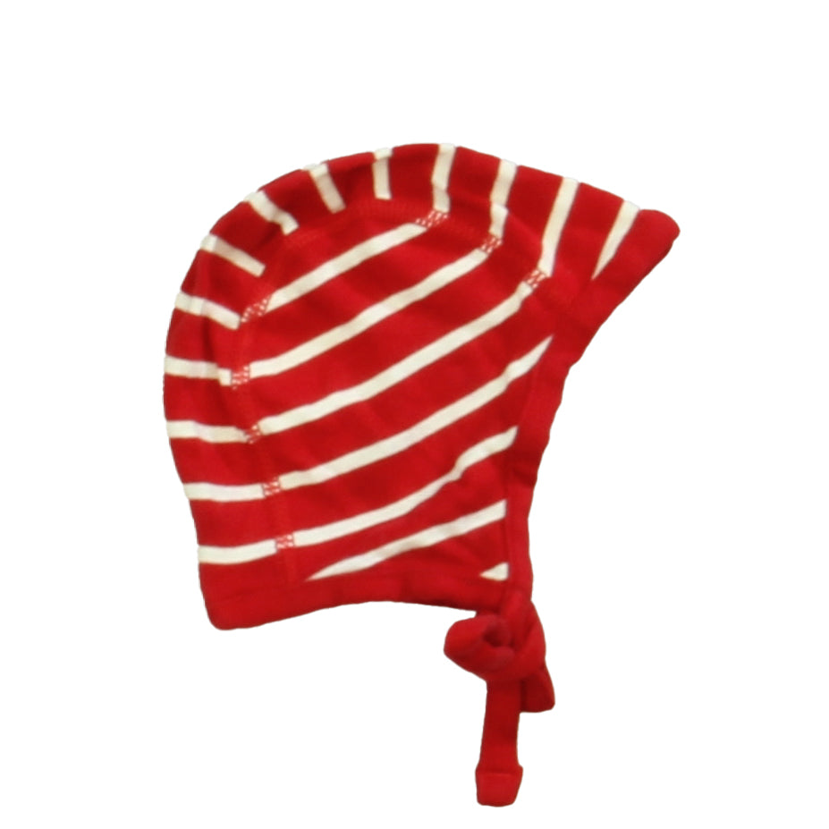 Hanna Andersson Unisex Red | White Hat Size: 0-3 Months Red | White