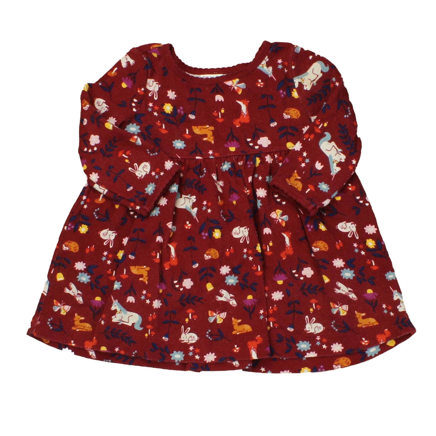 Hanna Andersson Girls Red | Multi Dress Size: 12-18 Months Red | Multi