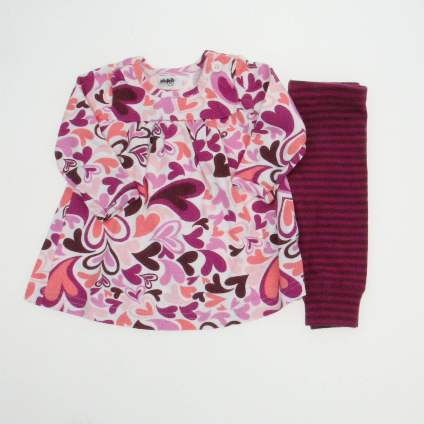 Hanna Andersson Girls Pink | Purple | Brown Dress Size: 3-6 Months Pink | Purple | Brown