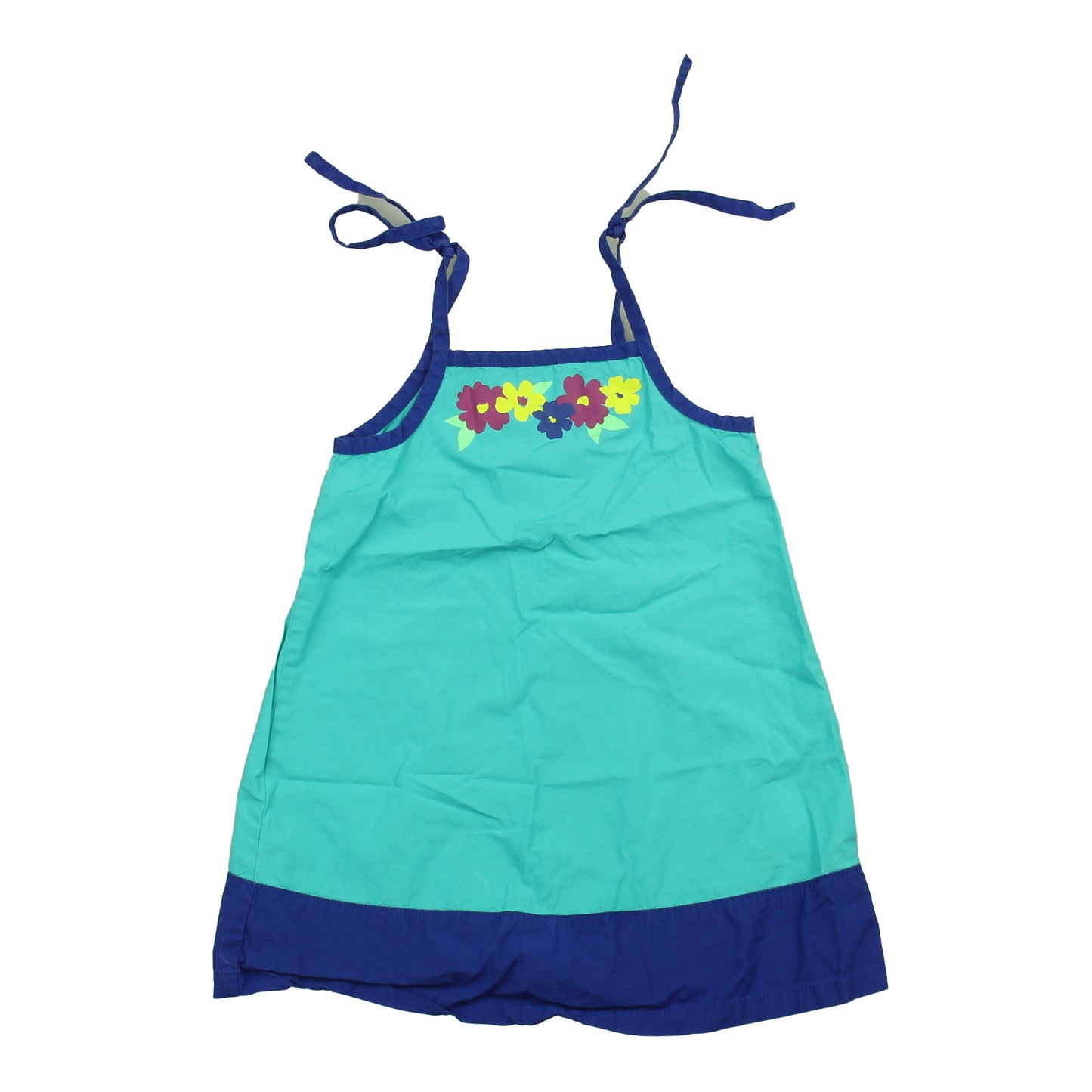 Hanna Andersson Girls Blue Dress Size: 3T Blue