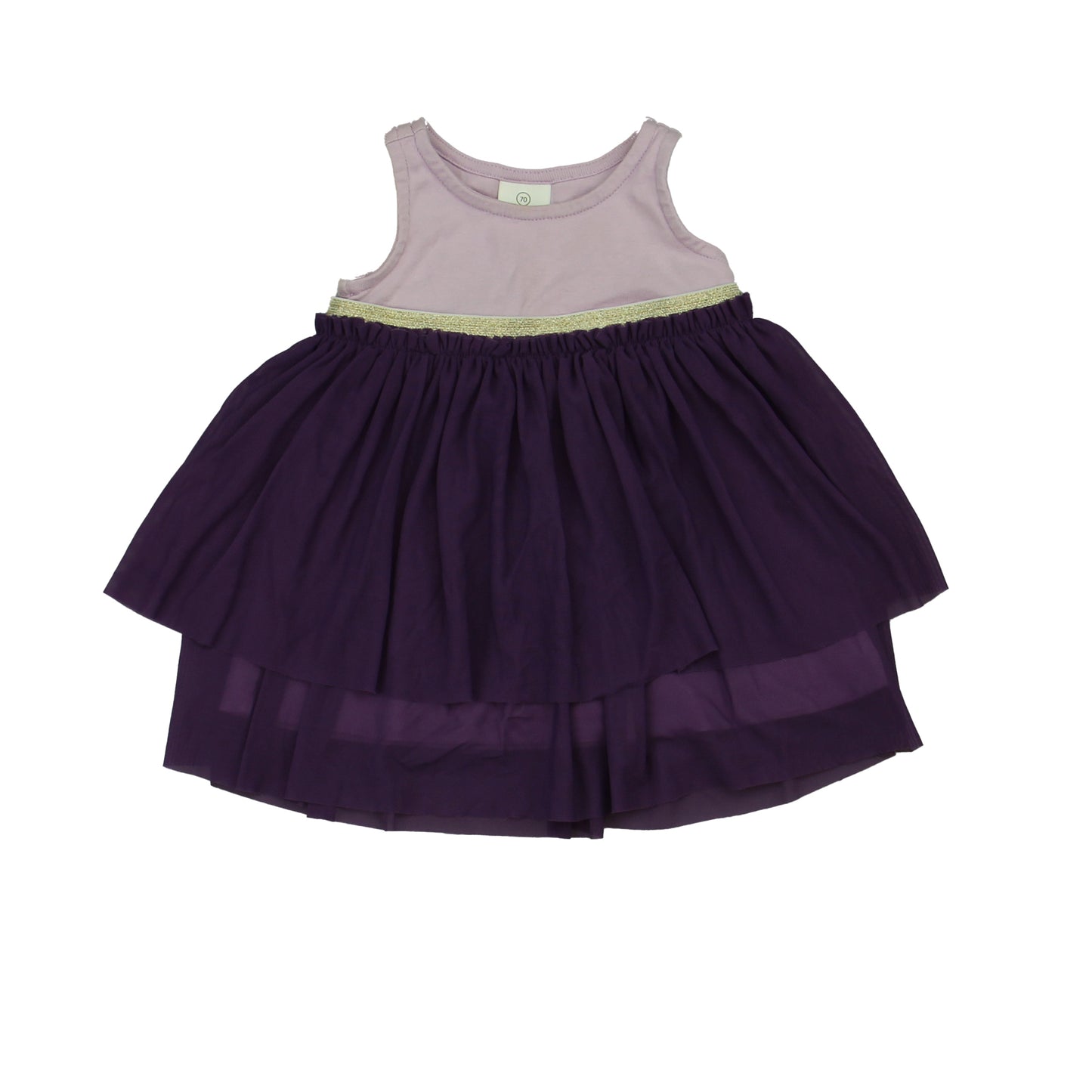 Hanna Andersson Girls Purple | Lavender Dress Size: 6-12 Months Purple | Lavender