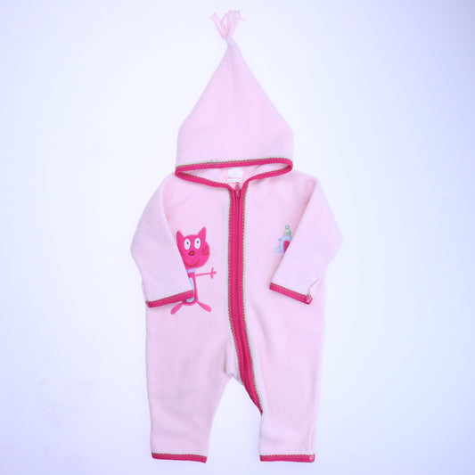 Hanna Andersson Girls Pink Bunting Size: EU 60 (3-6 Months)