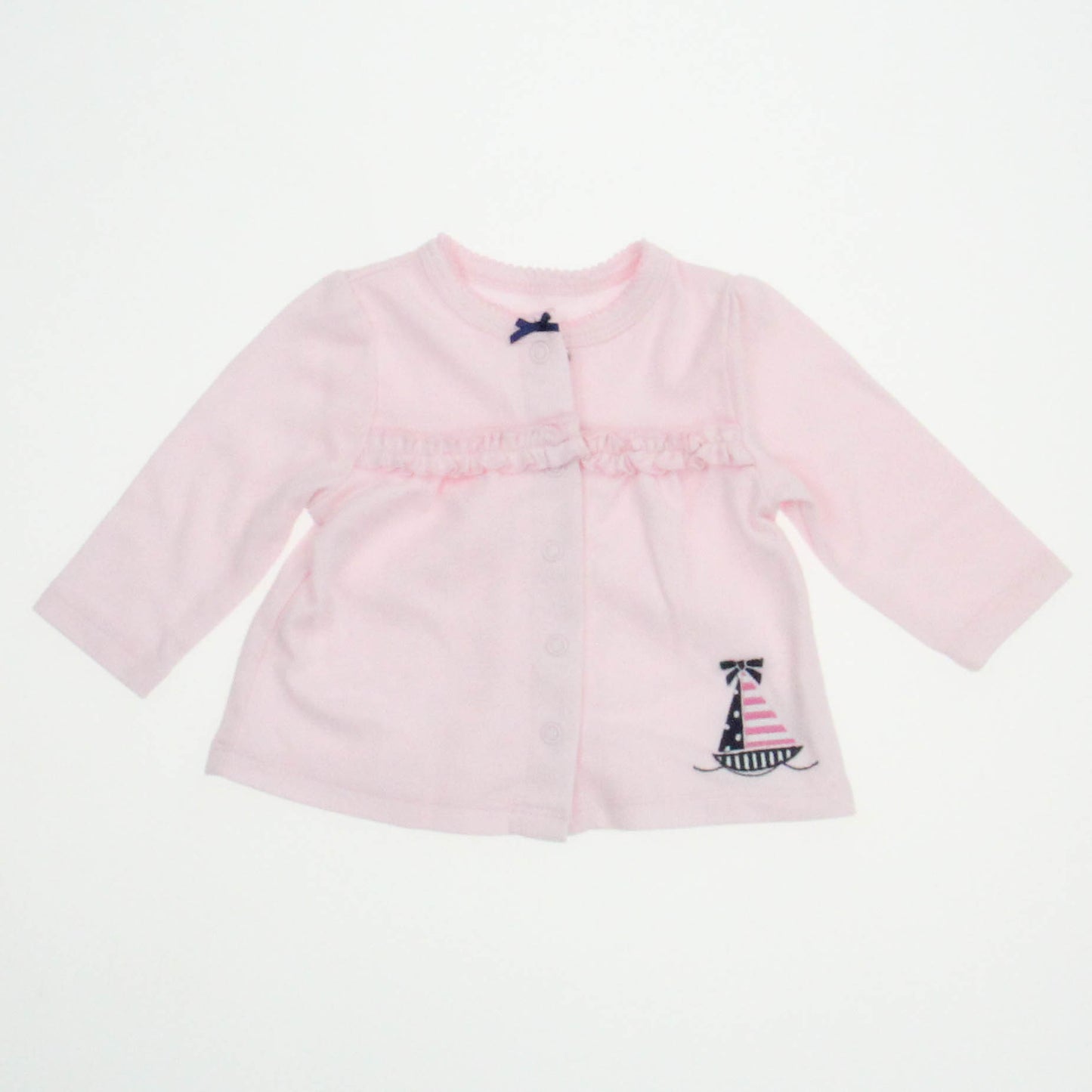 Hartstrings Girls Pink Long Sleeve Shirt Size: 0-3 Months Pink