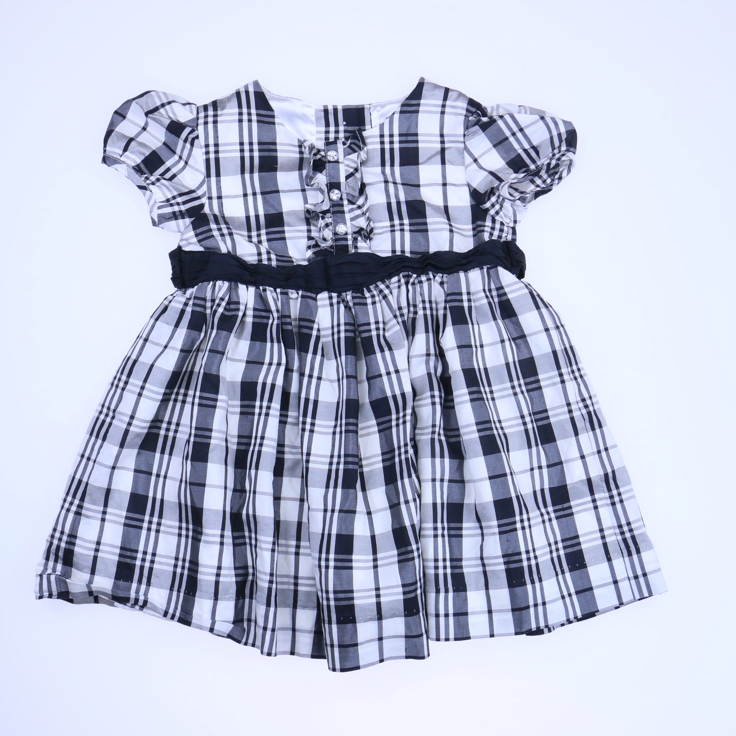 Hartstrings Girls Black | White Special Occasion Dress Size: 2T Black | White