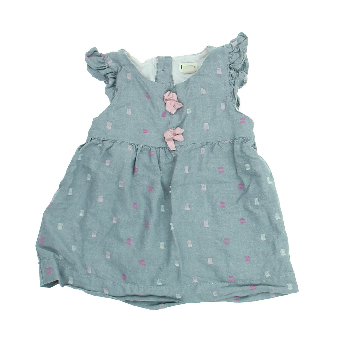 Hatley Girls Light Blue | Pink Dress Size: 12-18 Months Light Blue | Pink