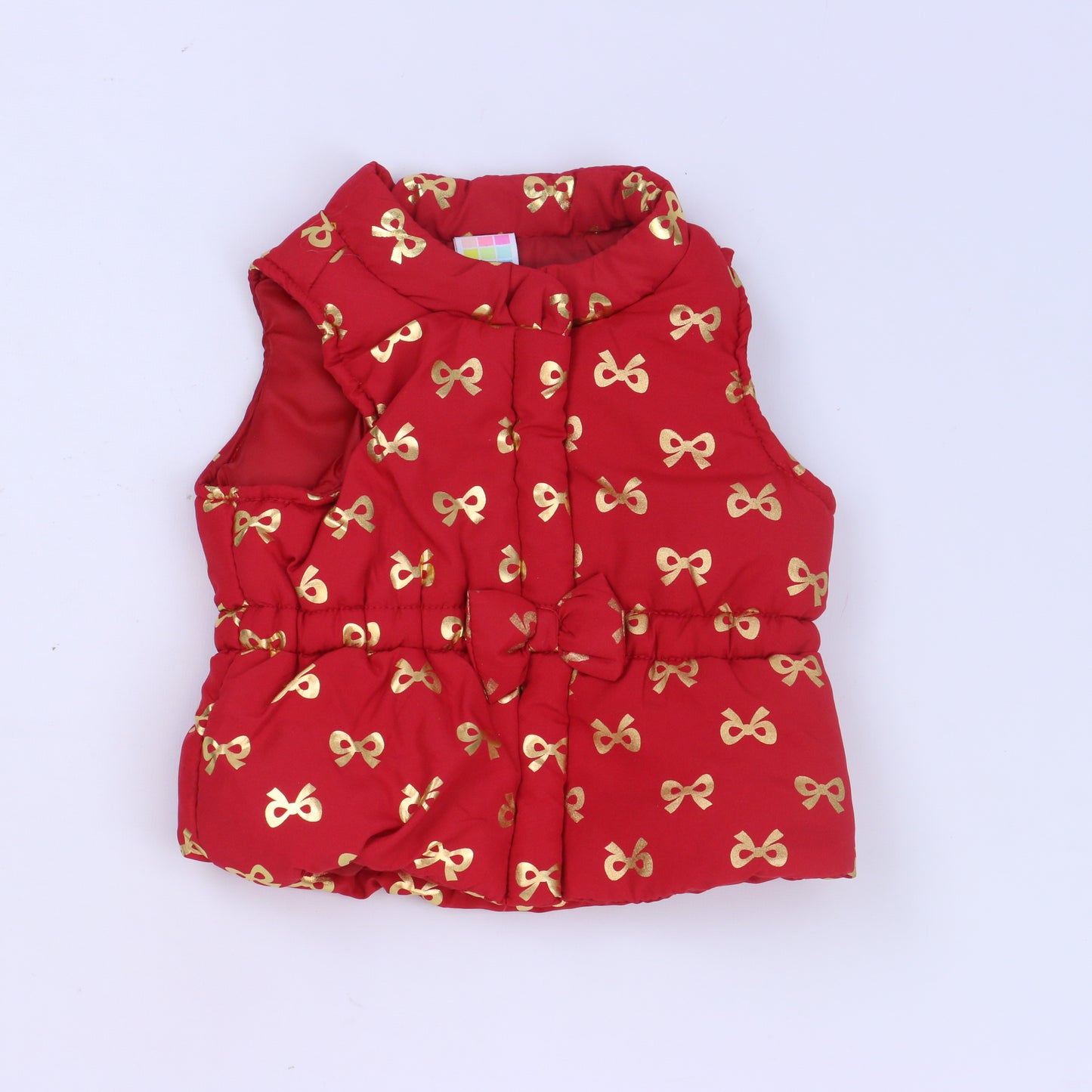 Healthex Girls Red Vest Size: 0-3 Months Red