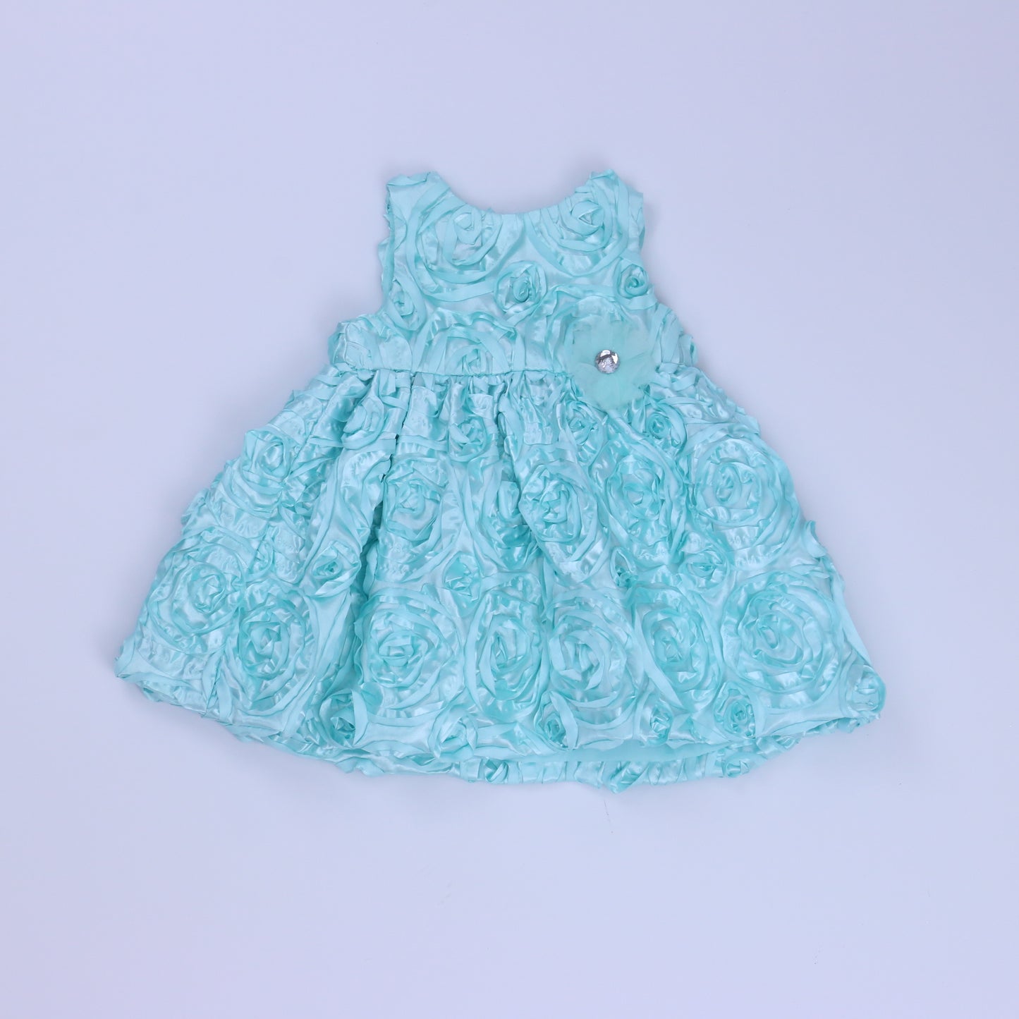 Holiday Editions Girls Aqua Special Occasion Dress Size: 12 Months Aqua