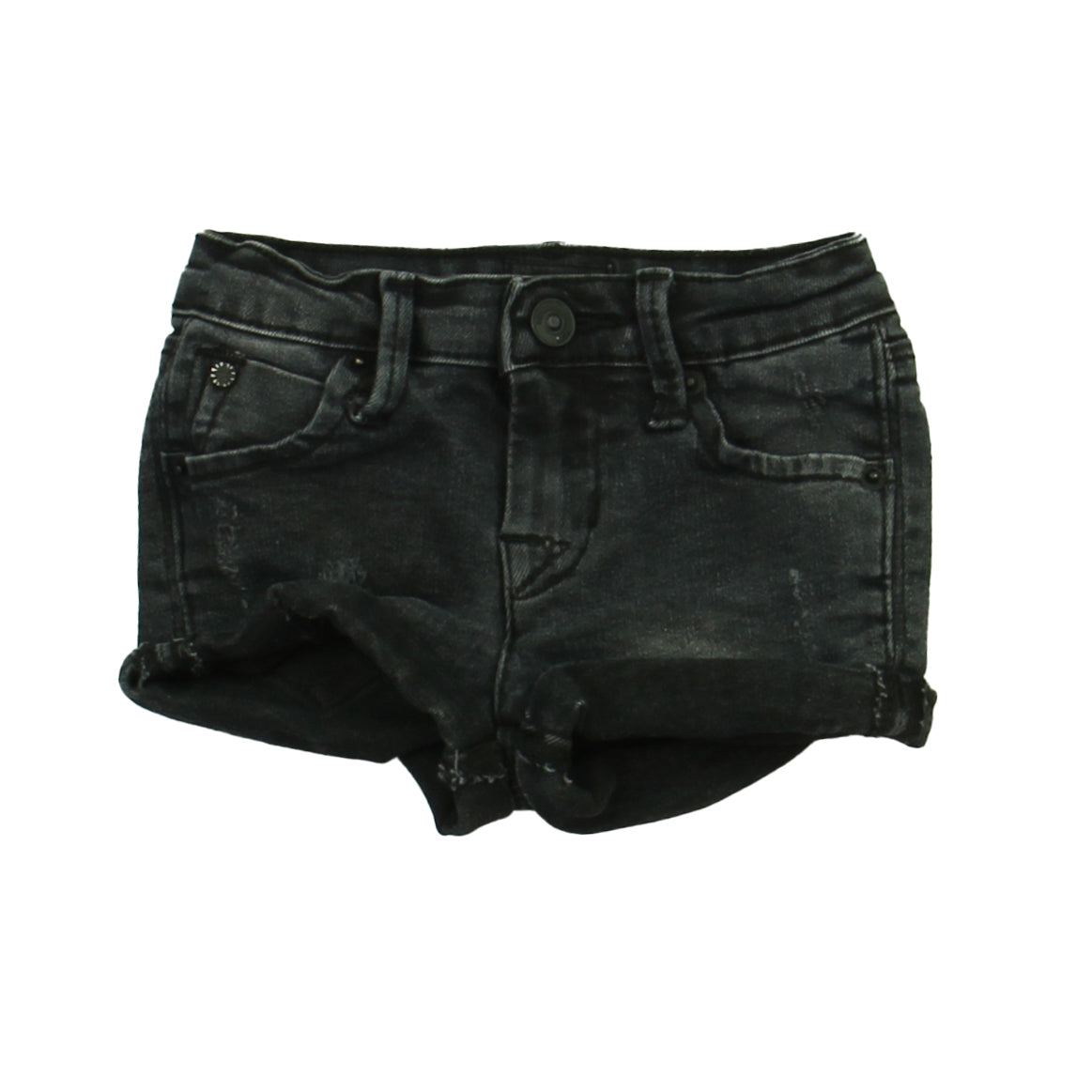 Hudson Girls Black Jean Shorts Size: 12 Months Black