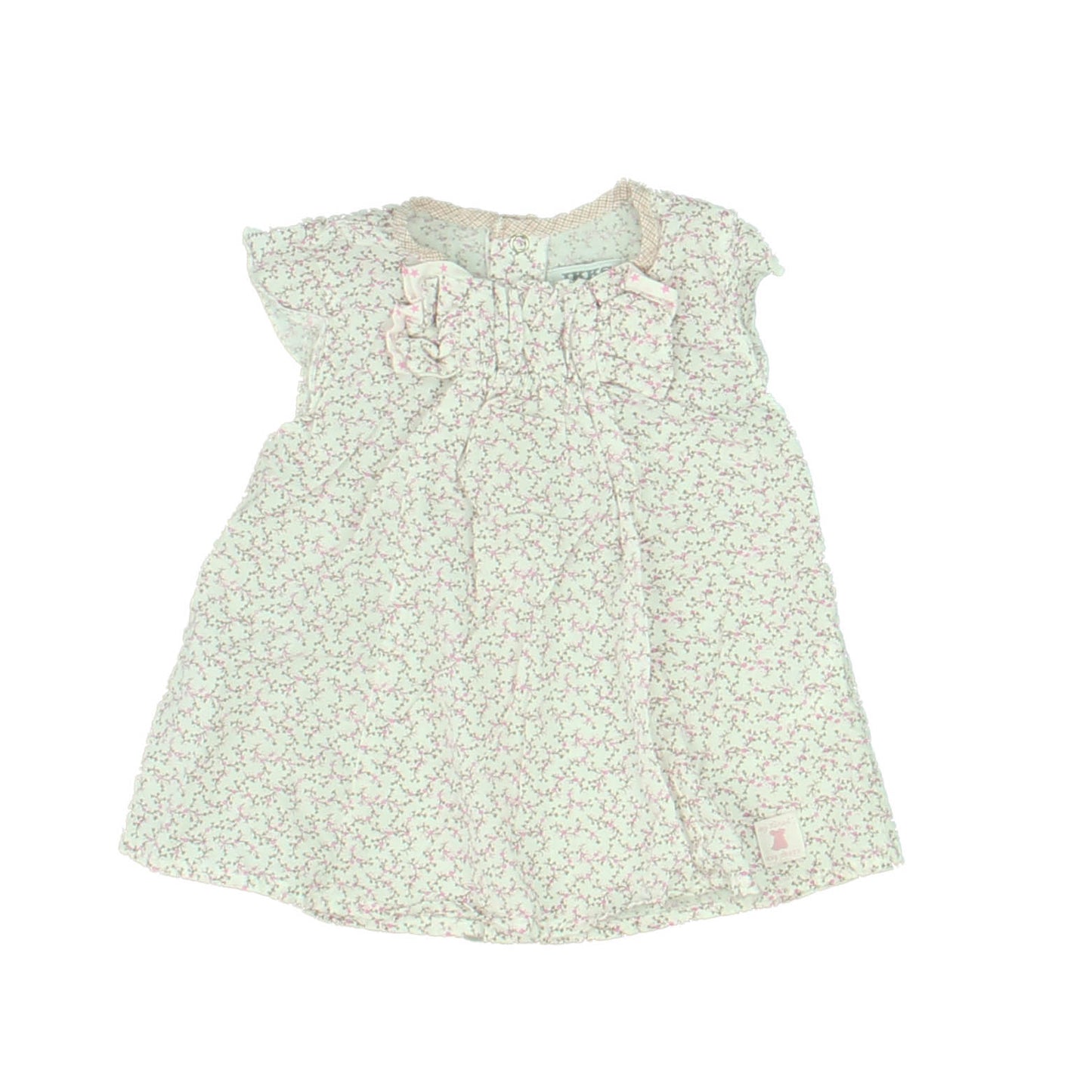 IKKS Girls Pink Dress Size: 3 Months Pink