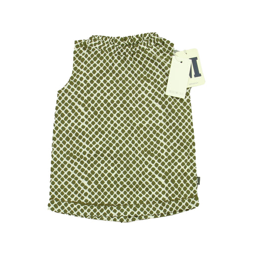 IMPS & ELFS Girls Green | White Dress Size: 0-3 Months Green | White