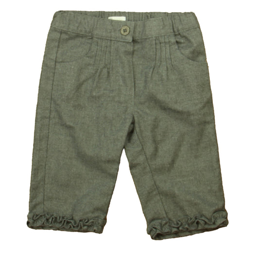 Il Gufo Girls Gray Pants Size: 18 Months Gray